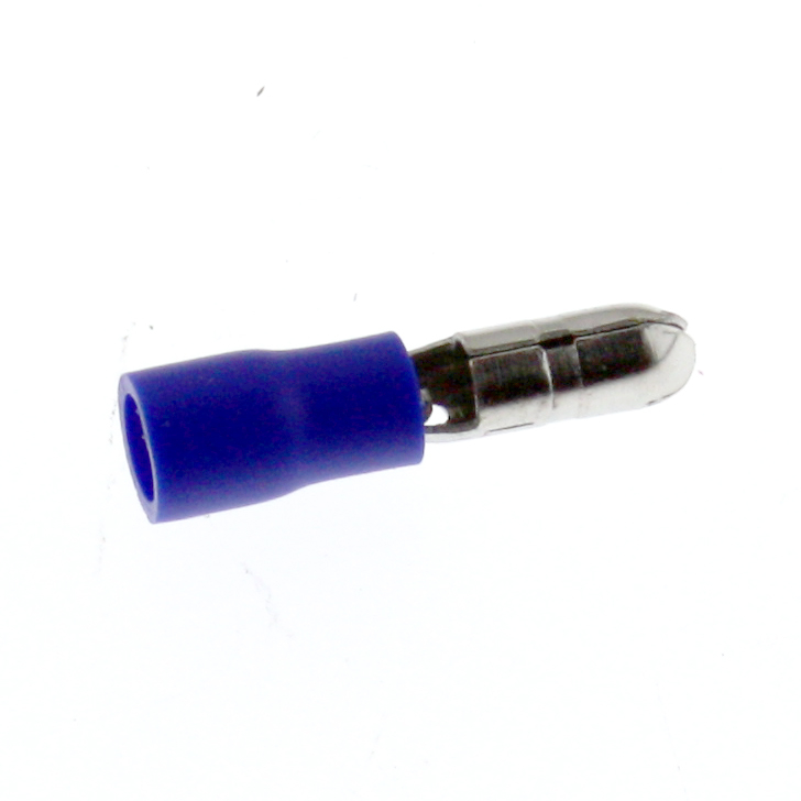 Bullet Connector Male 1,5-2,5mm², 4mm, iso, 25 PCS