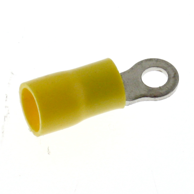 Ringkabelschuh, 4,0-6,0mm², M3, isoliert, 25 Stk