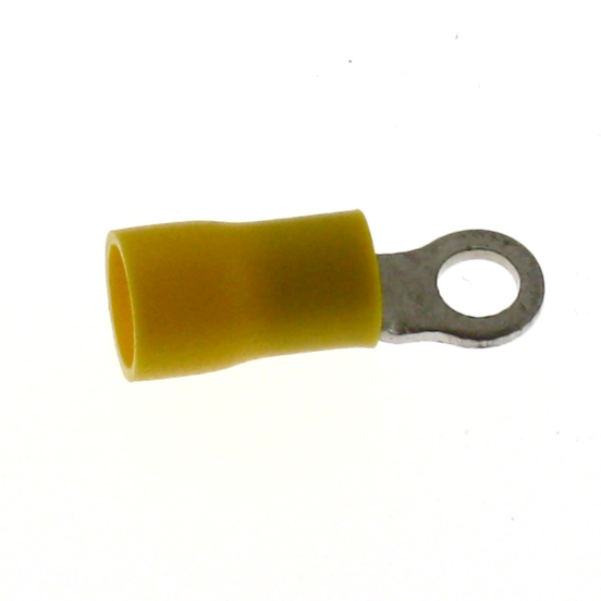 Ringkabelschuh, 4,0-6,0mm², M4, isoliert, 25 Stk