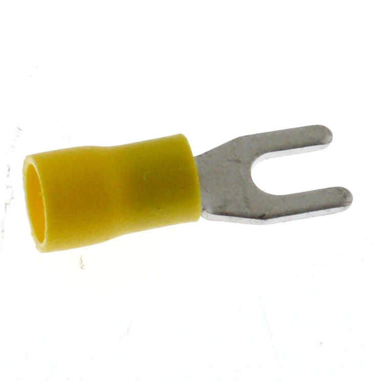 Fork Terminal, 4,0-6,0mm², M4, iso, 25 PCS