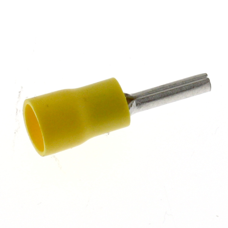 Stiftkabelschuh, 4,0-6,0mm², isoliert, 25 Stk