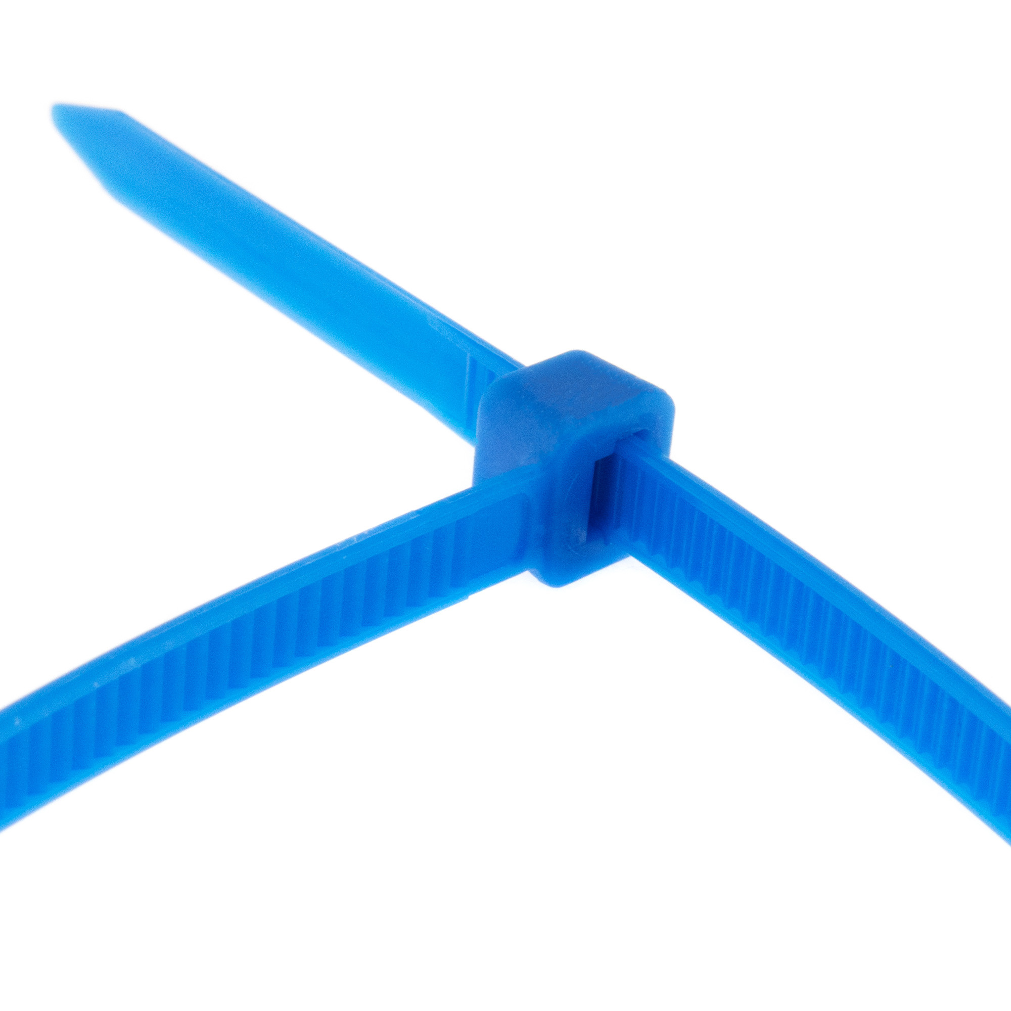 Cable tie self-locking 200 x 2,5mm, blue, 100PCS