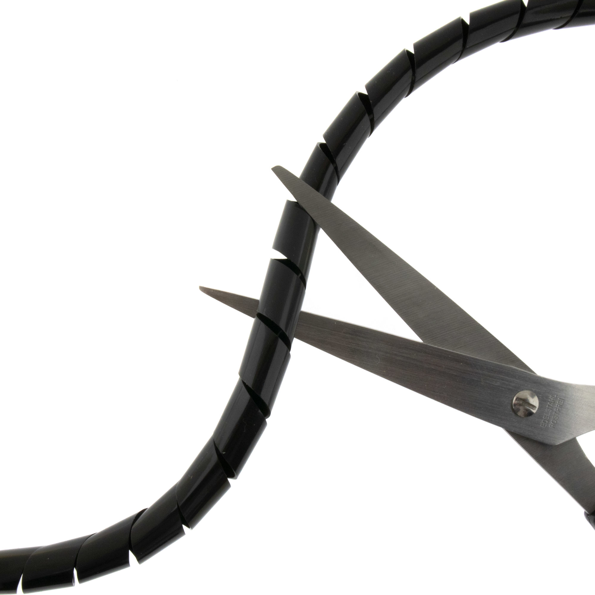 Spiralband 15-100mm, schwarz, 10 Meter