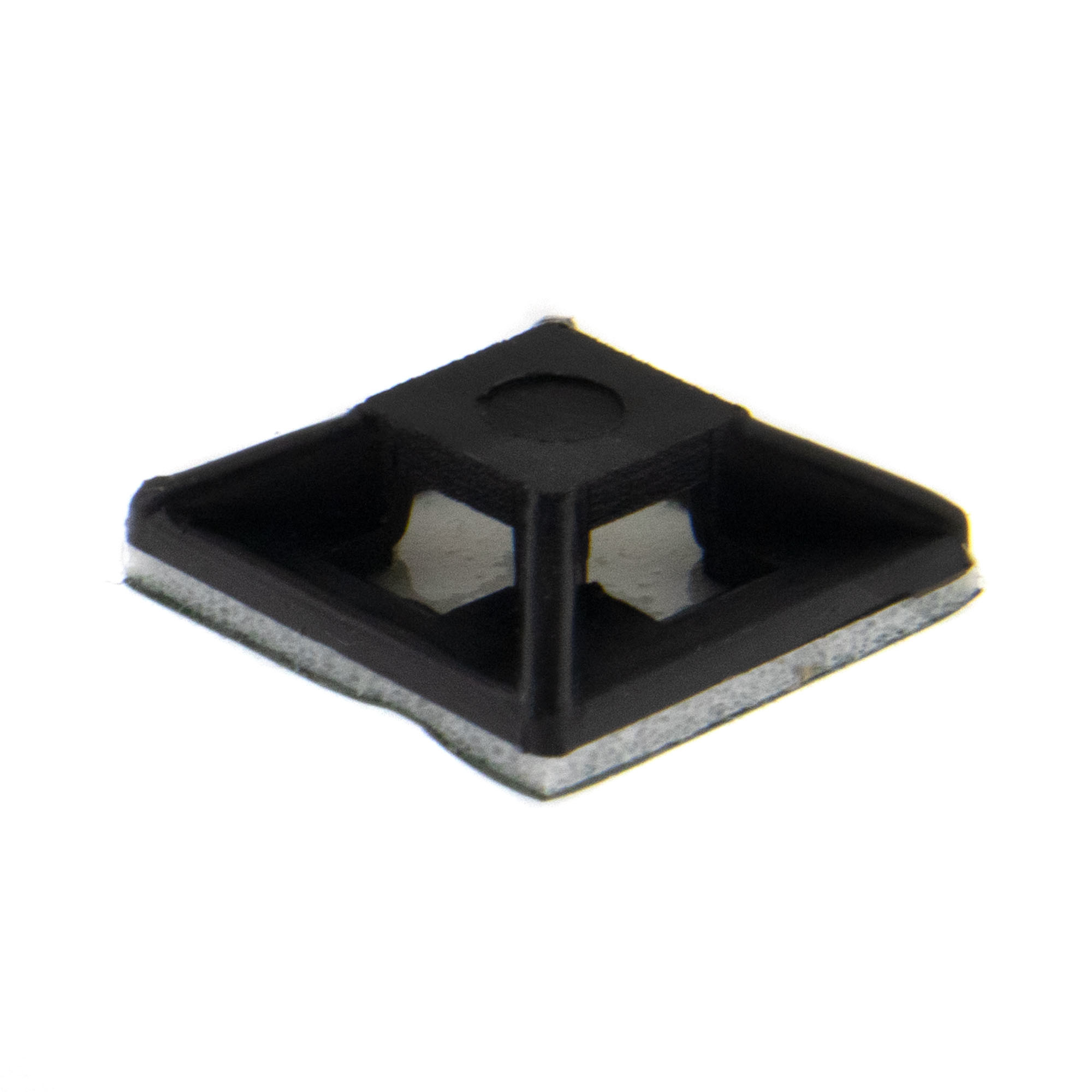 Klebesockel für KB 12,5x12,5mm, schwarz, 100St.