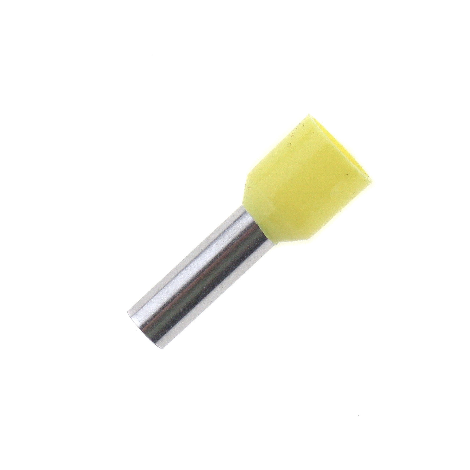 Cord end terminal iso. 6,0mm², yellow , 100 PCS
