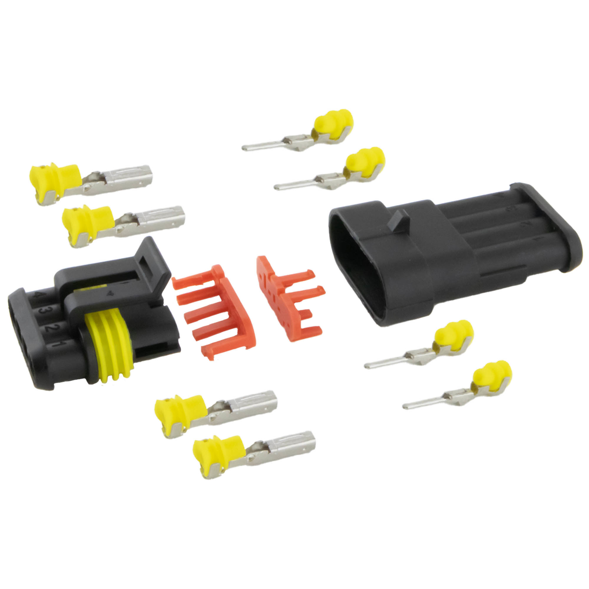 Cable Connector 4-Pin - 10PCS