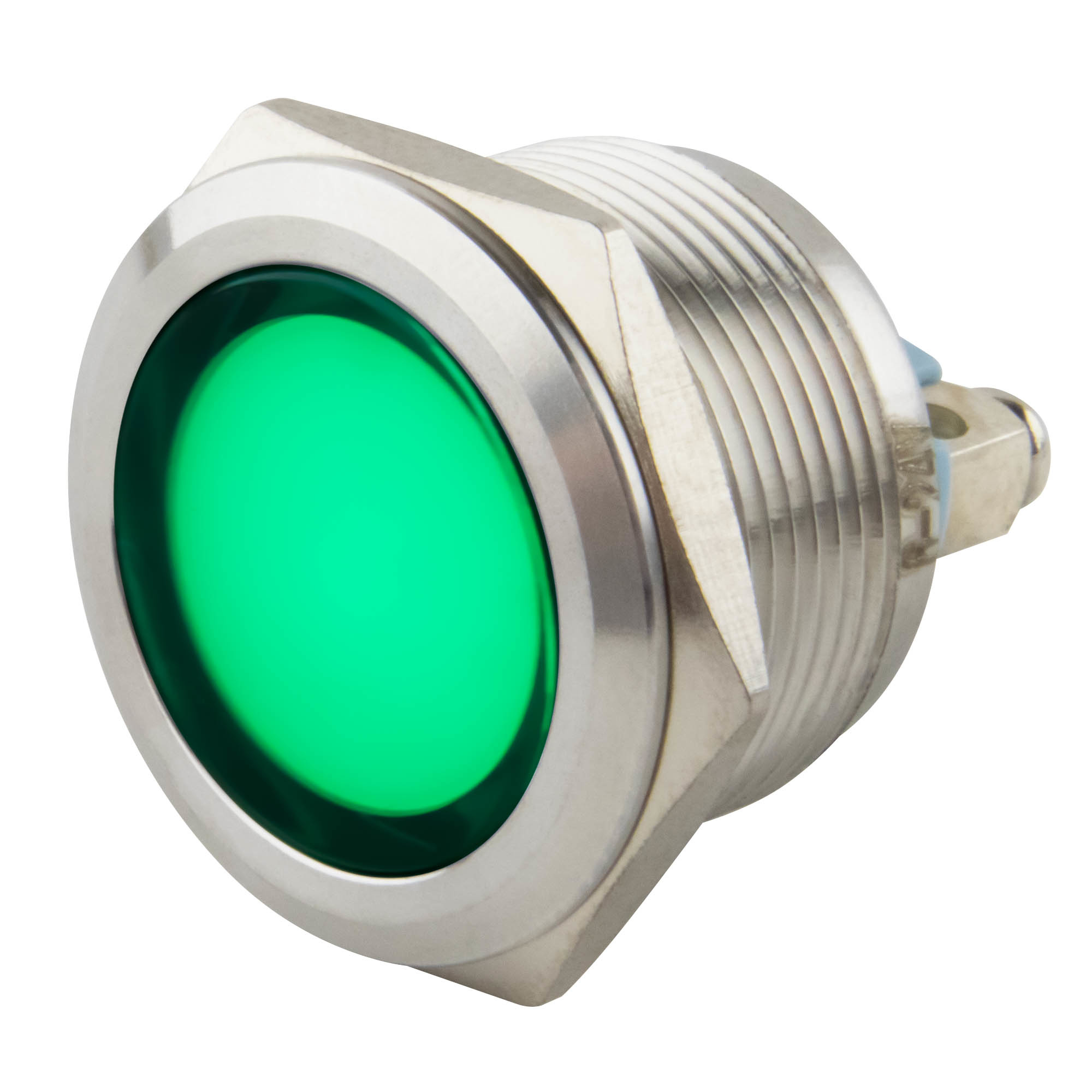LED Kontrollleuchte Ø22mm grün 6-24V