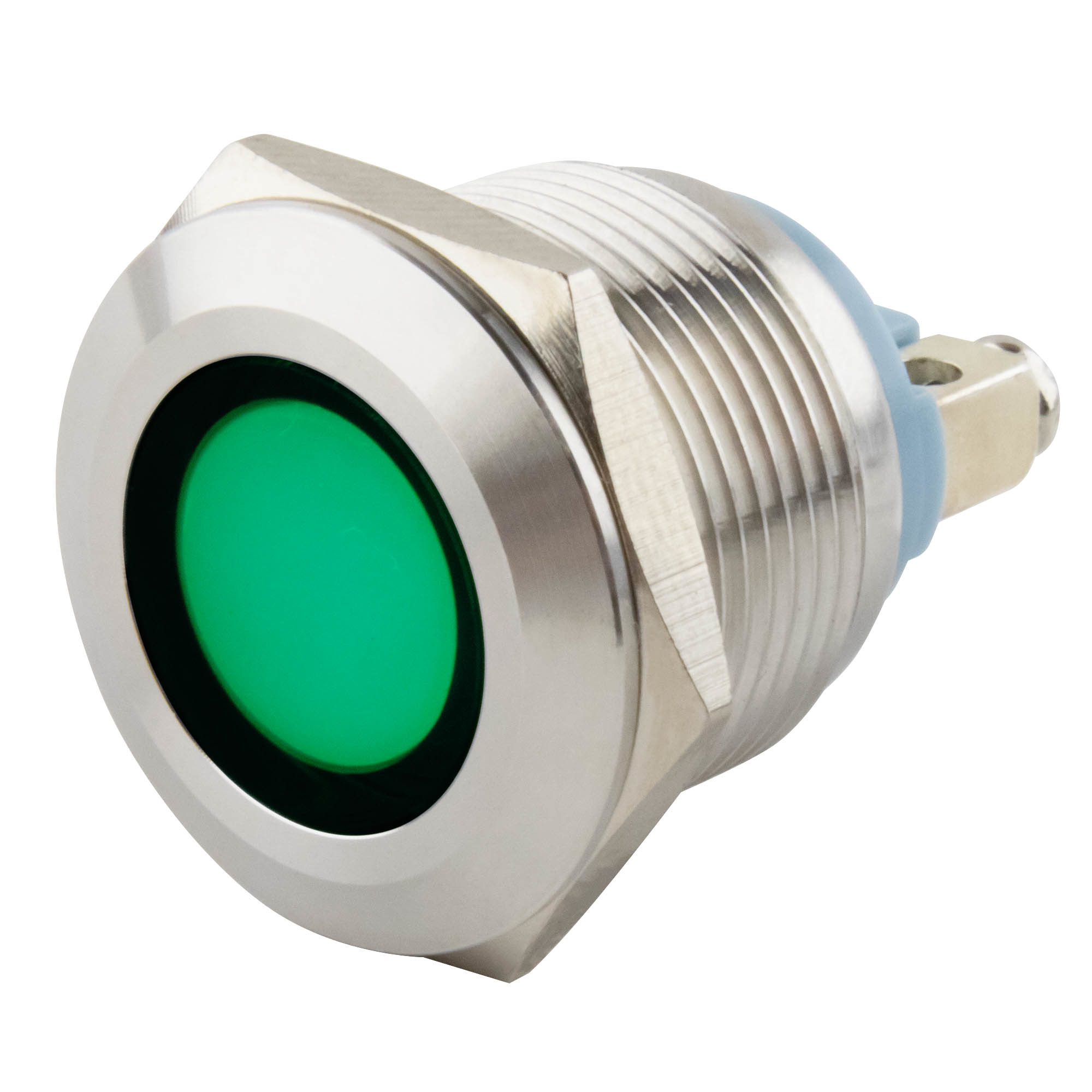 LED Indicator Ø19mm green 6-24V