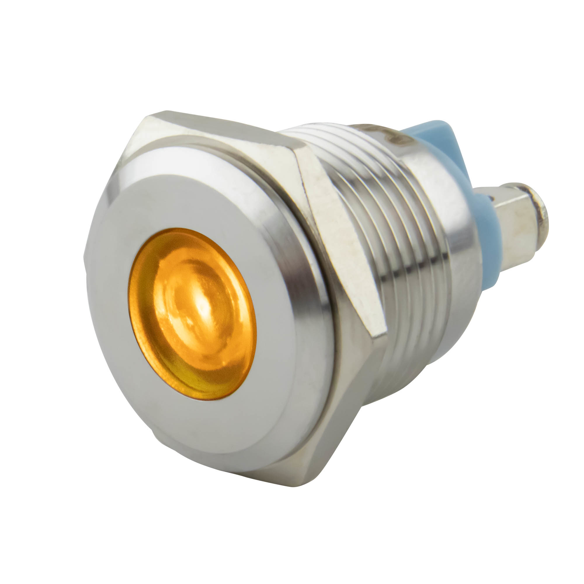 LED Kontrollleuchte Ø16mm gelb 6-24V