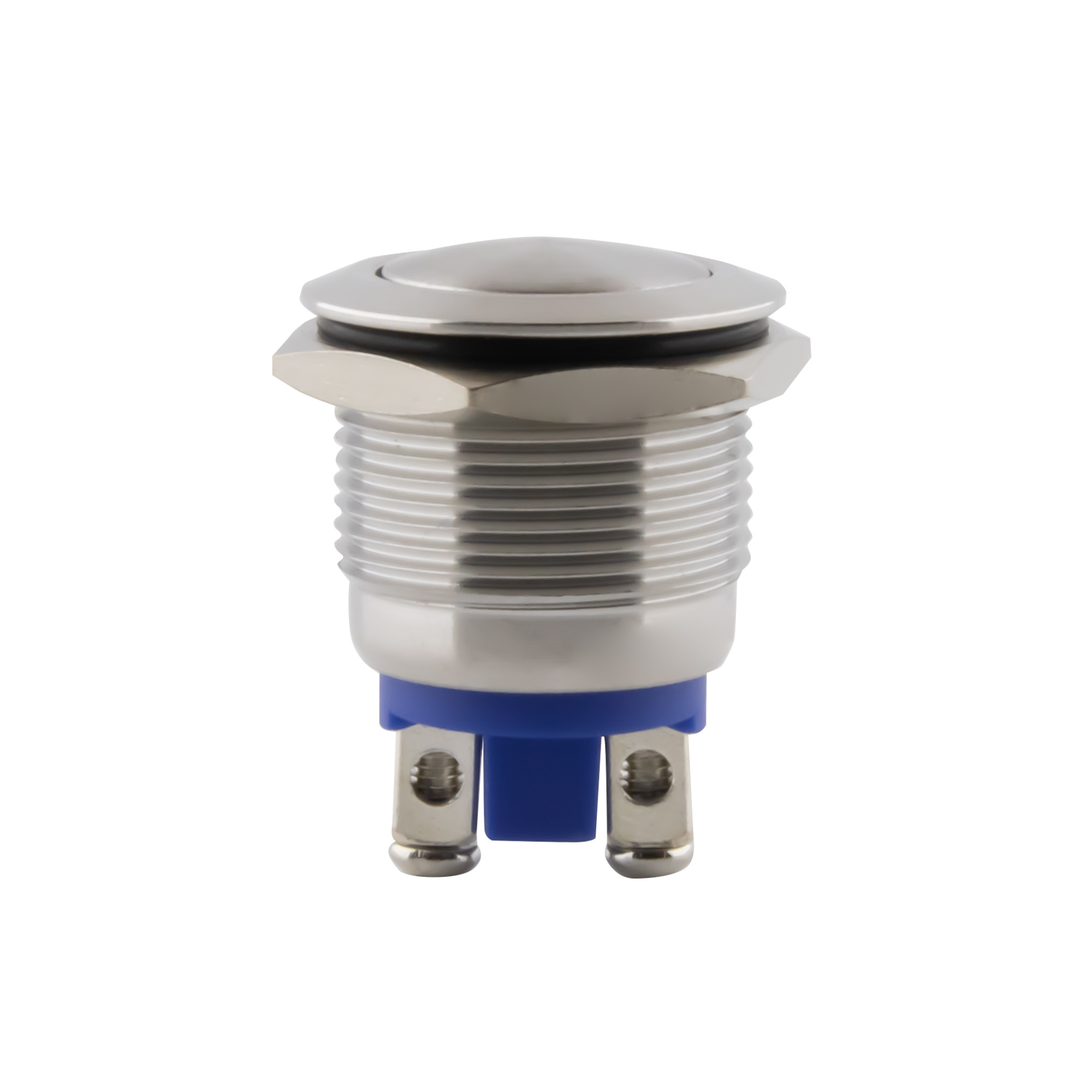 Push-button momentary Ø19mm domed -screw