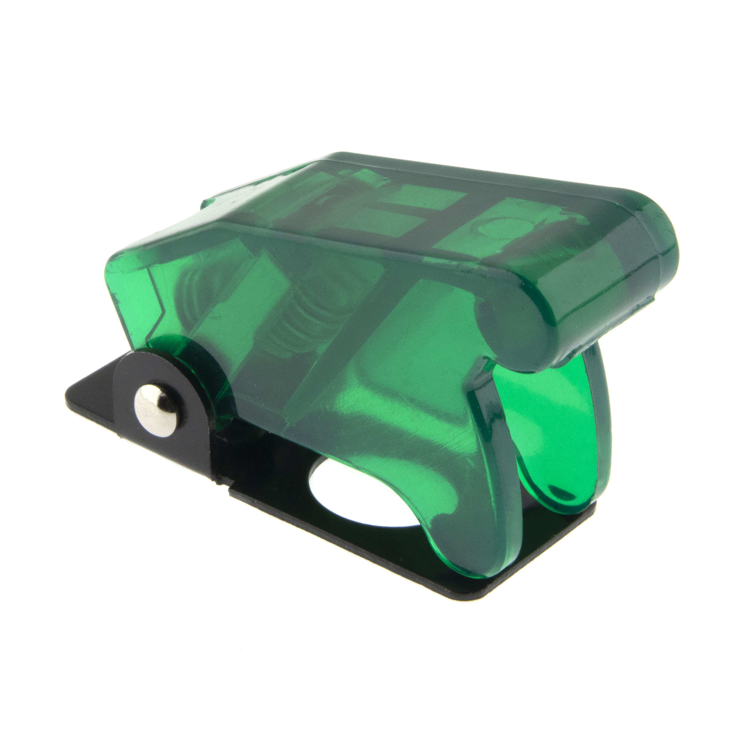 Flip-Cover for toggle switch -green transparent