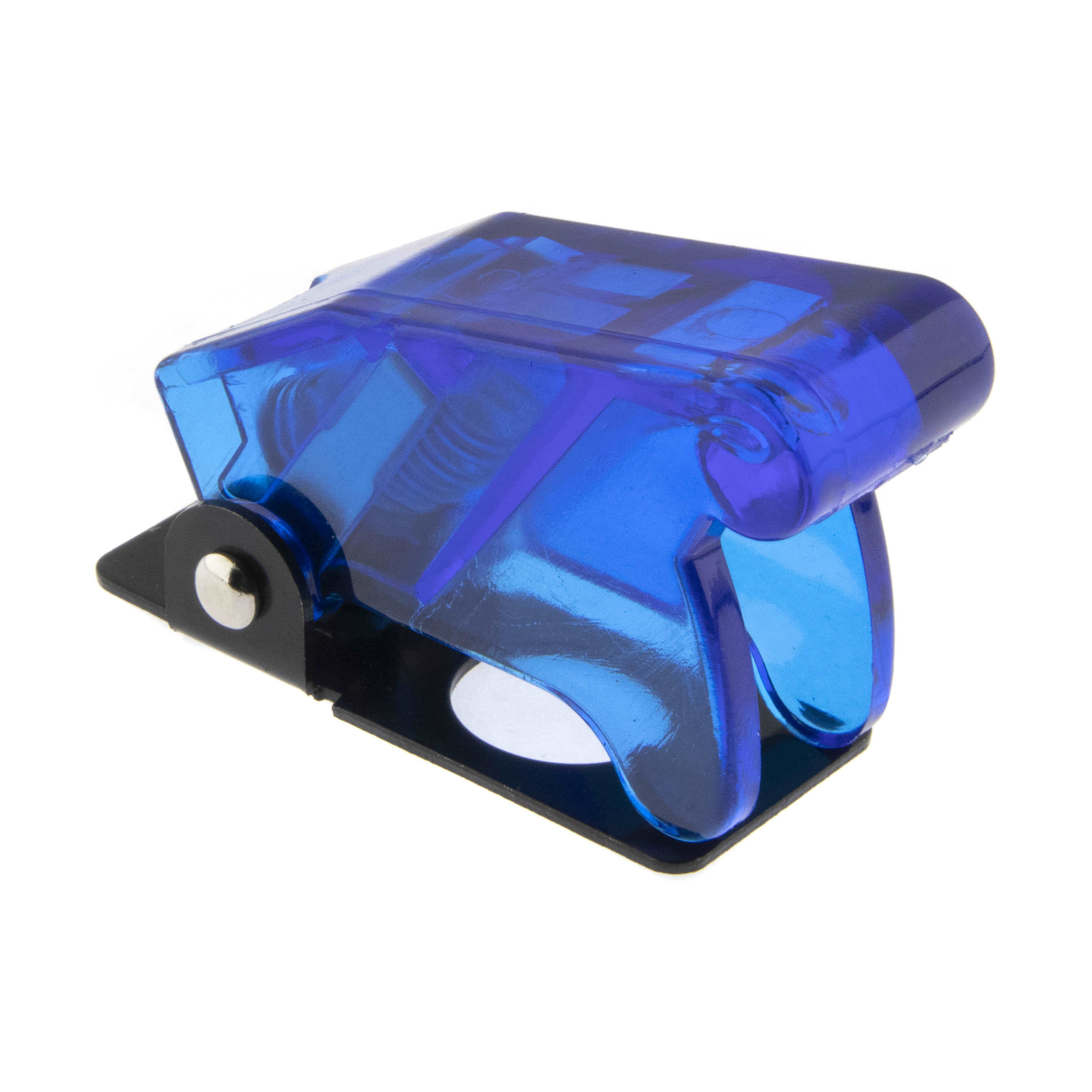 Flip-Cover for toggle switch -blue transparent
