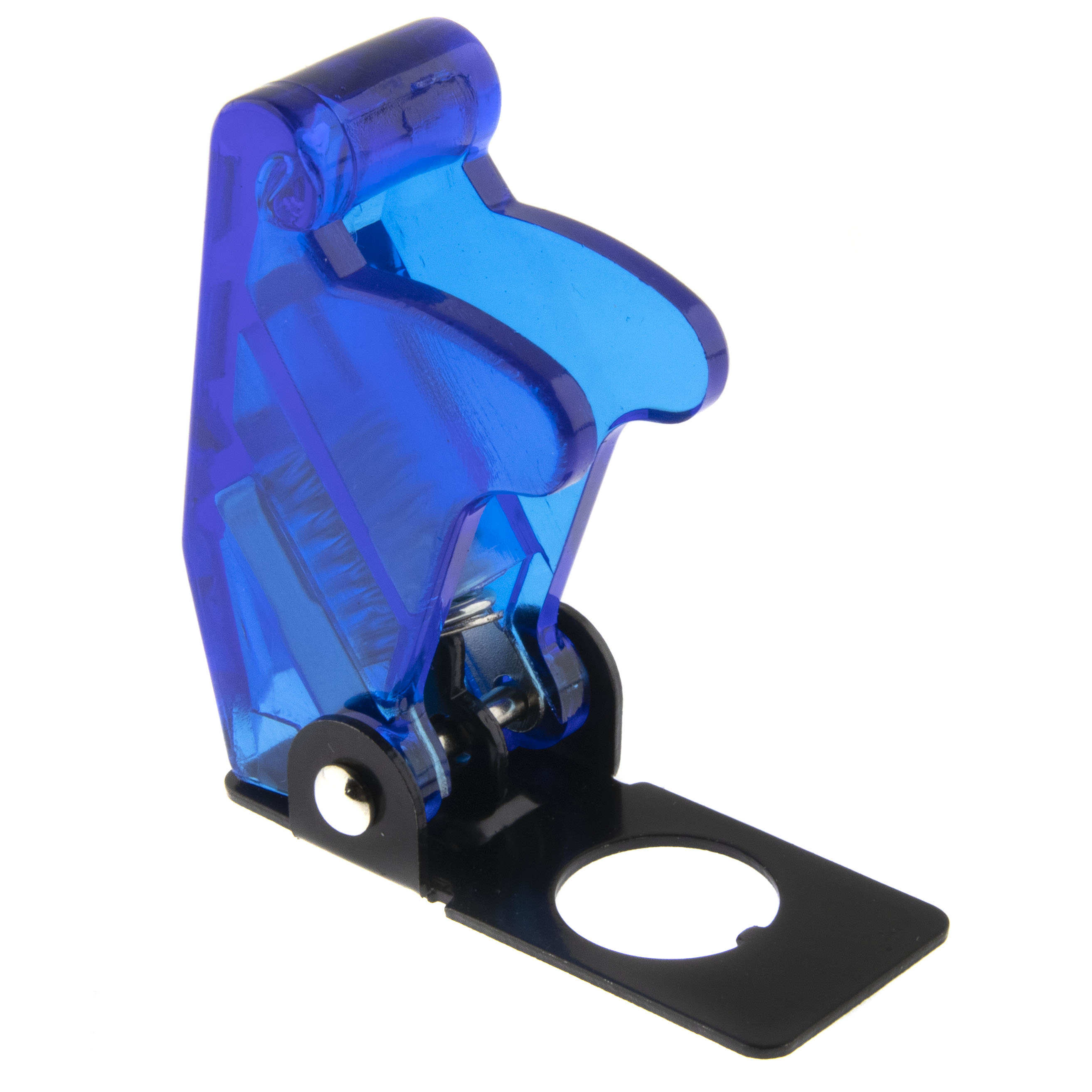 Flip-Cover for toggle switch -blue transparent
