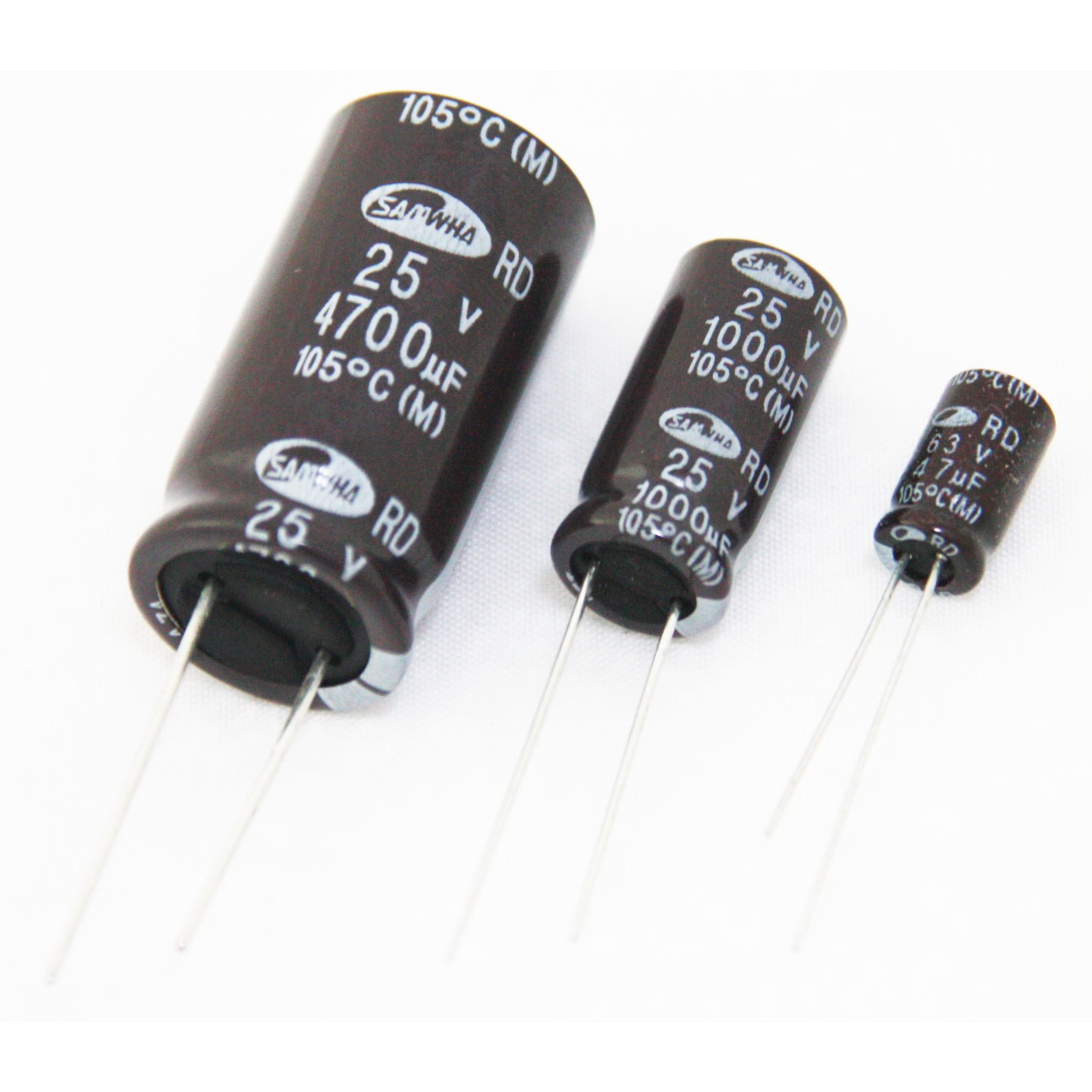 Electrolytic capacitor 105° 150uF-250V