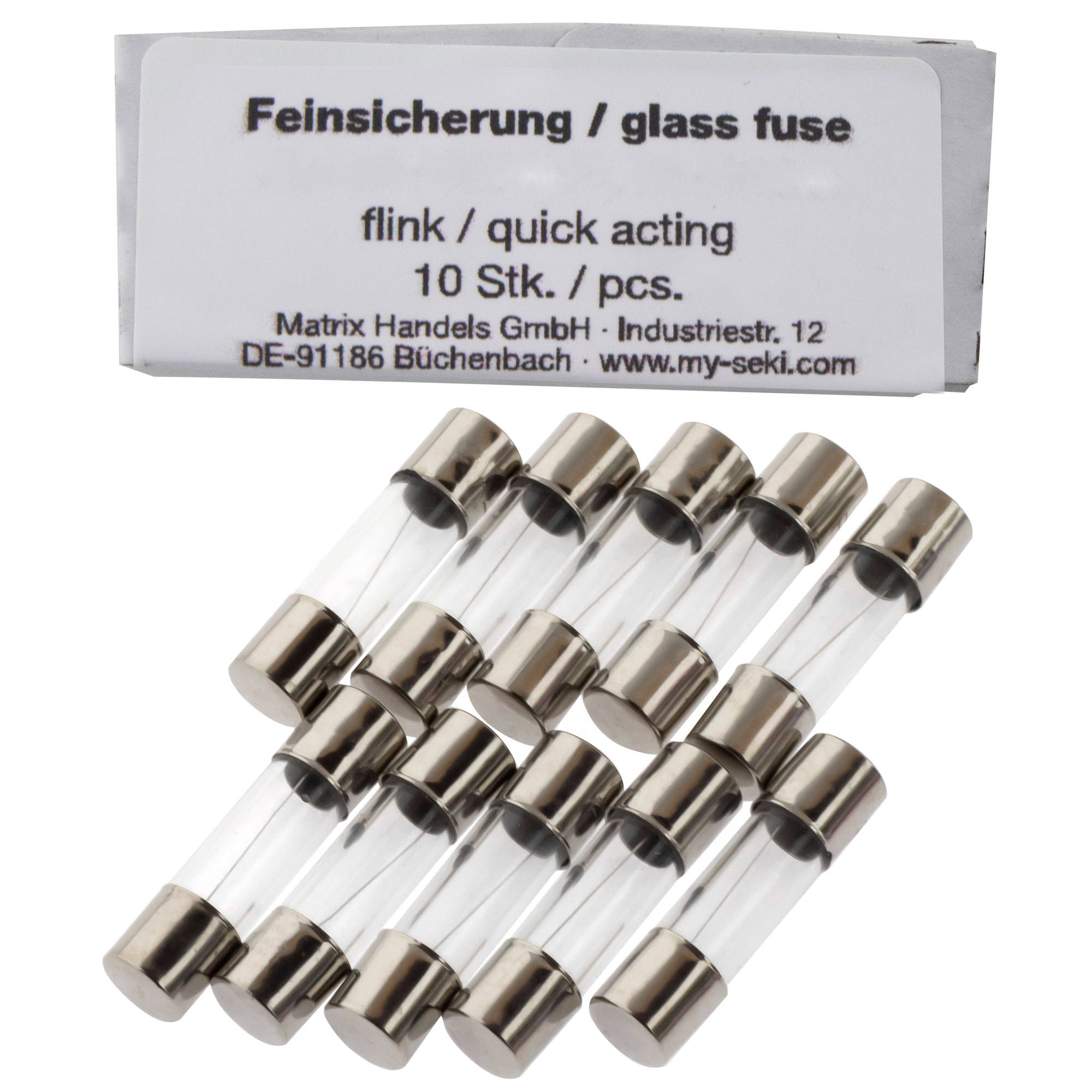Micro Fuse 5,0A, 5x20mm, quick acting