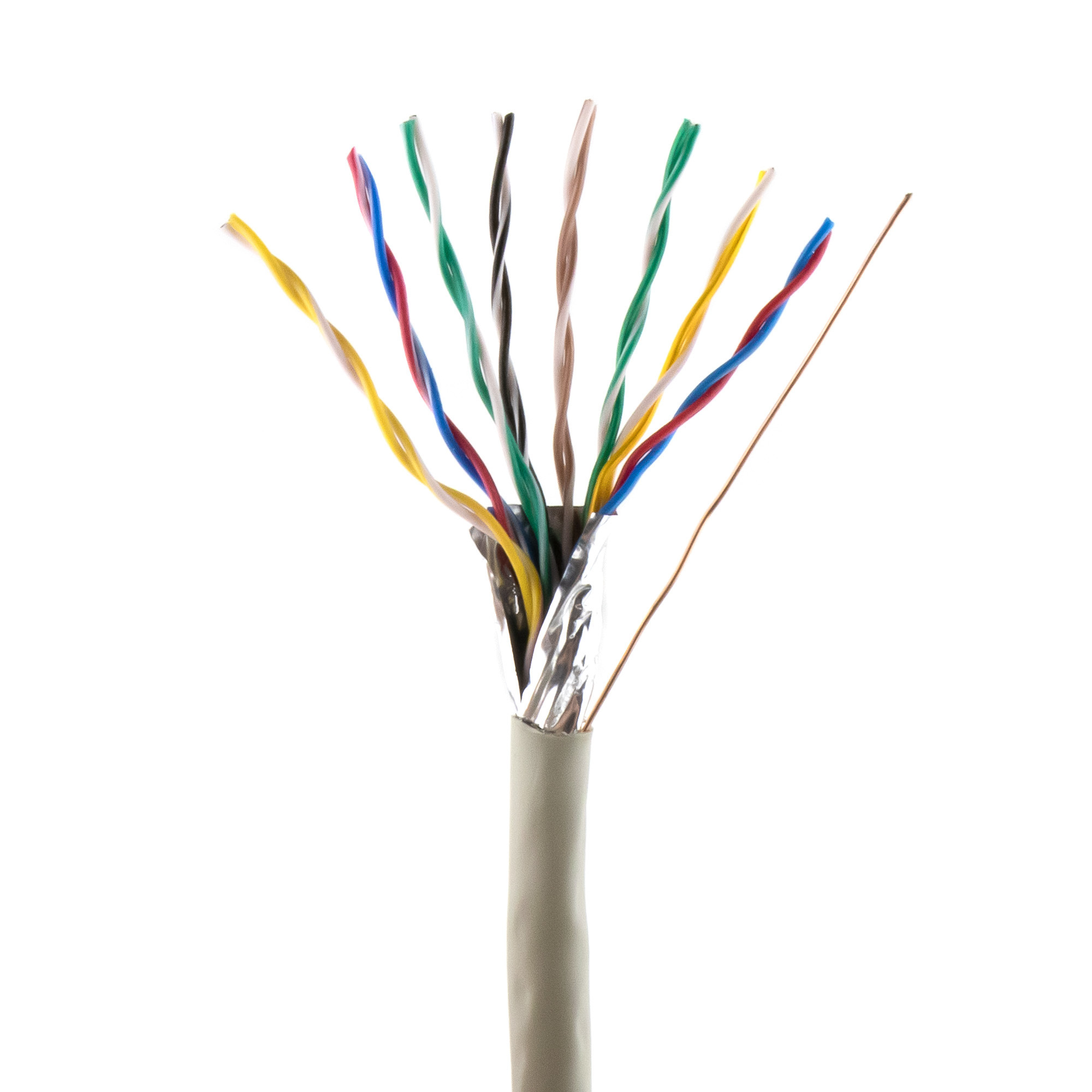 Phone cable 8x2x0,6mm 100m