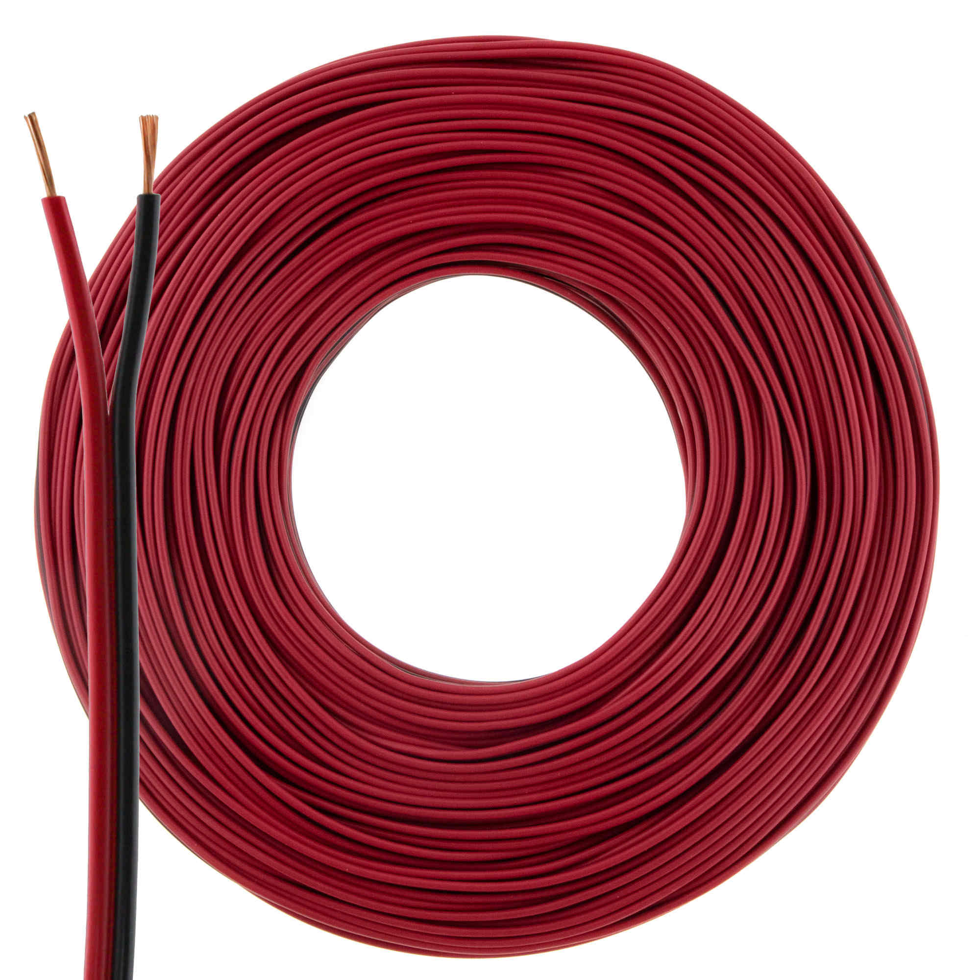 Loudspeaker cable red/black 50m 0.75mm