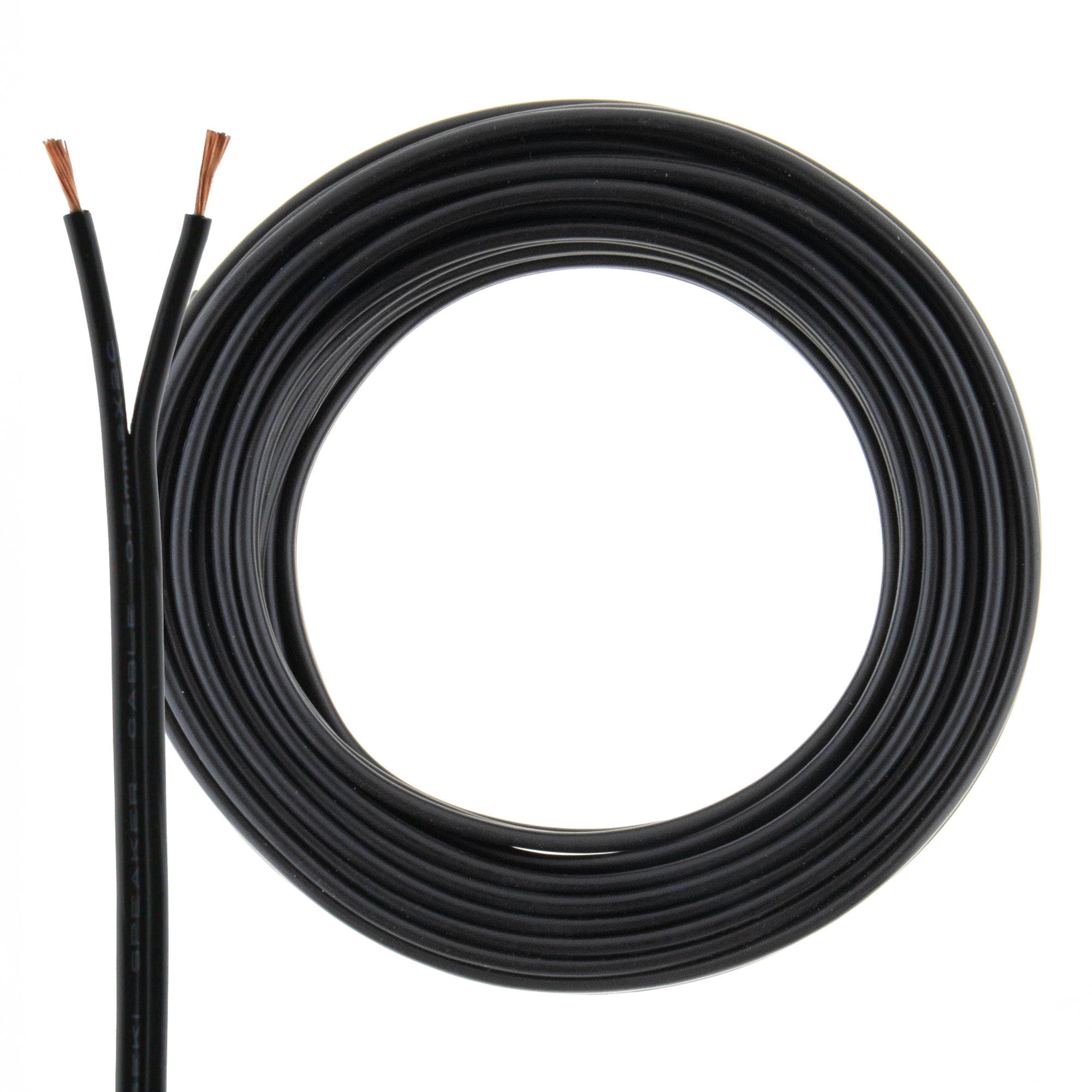 Loudspeaker cable black 10m 0.50mm