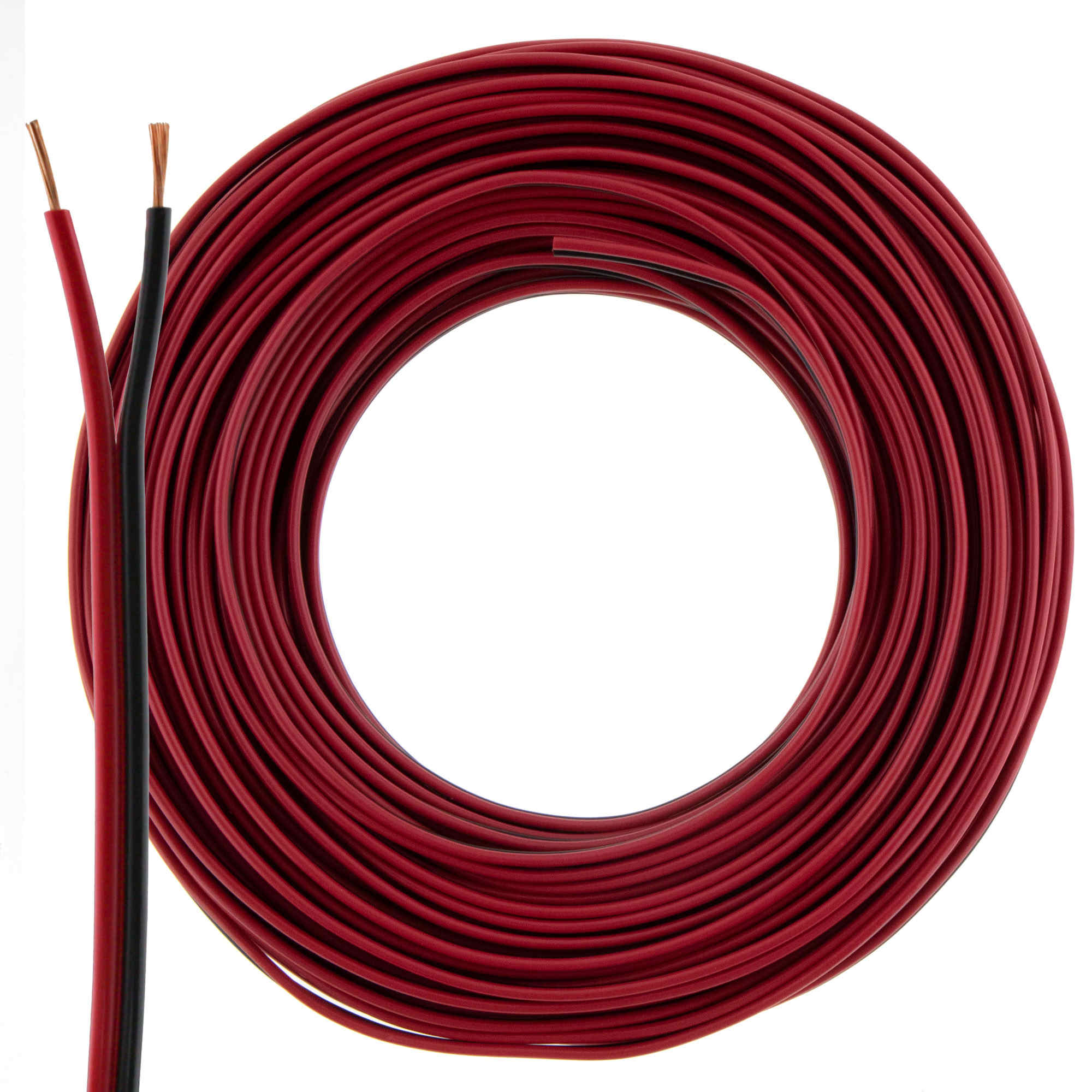 Loudspeaker cable red-black 25m 0.50mm