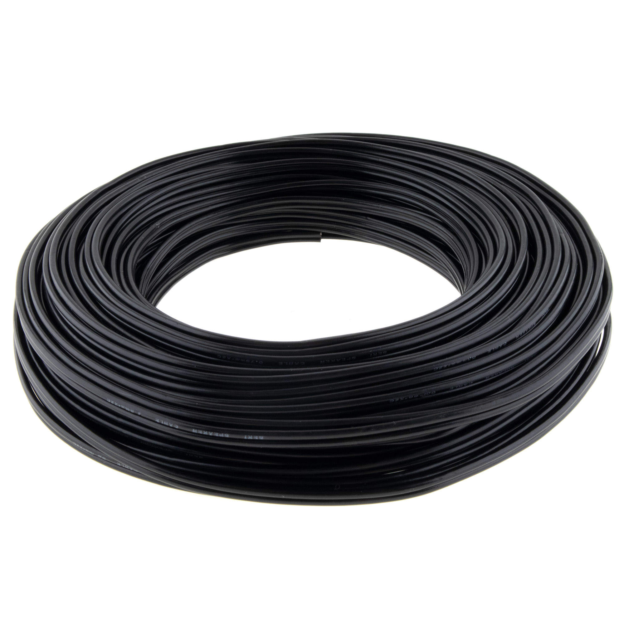 Loudspeaker cable black 25m 0.50mm