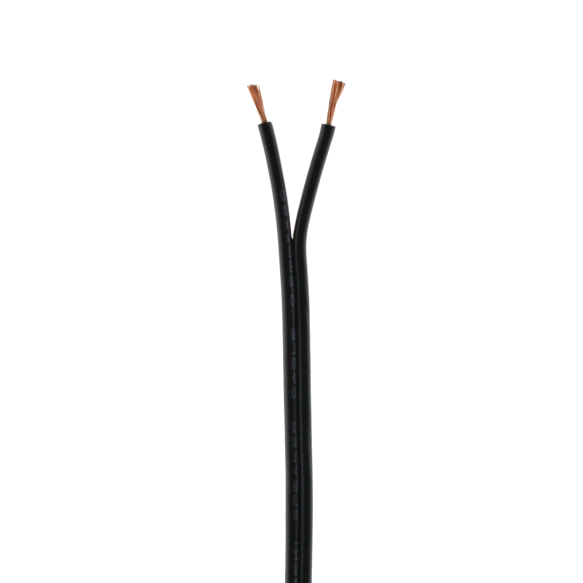 Loudspeaker cable black 25m 0.75mm