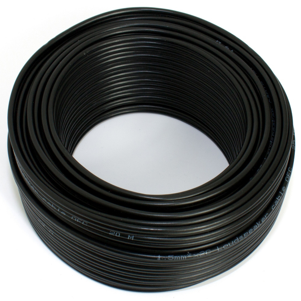 Loudspeaker cable black 25m 1.50mm
