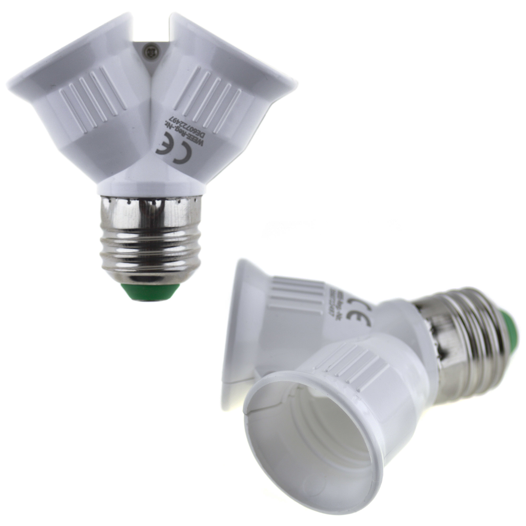 Lamp socket adaptor E27 to 2x E27 - 2PCS