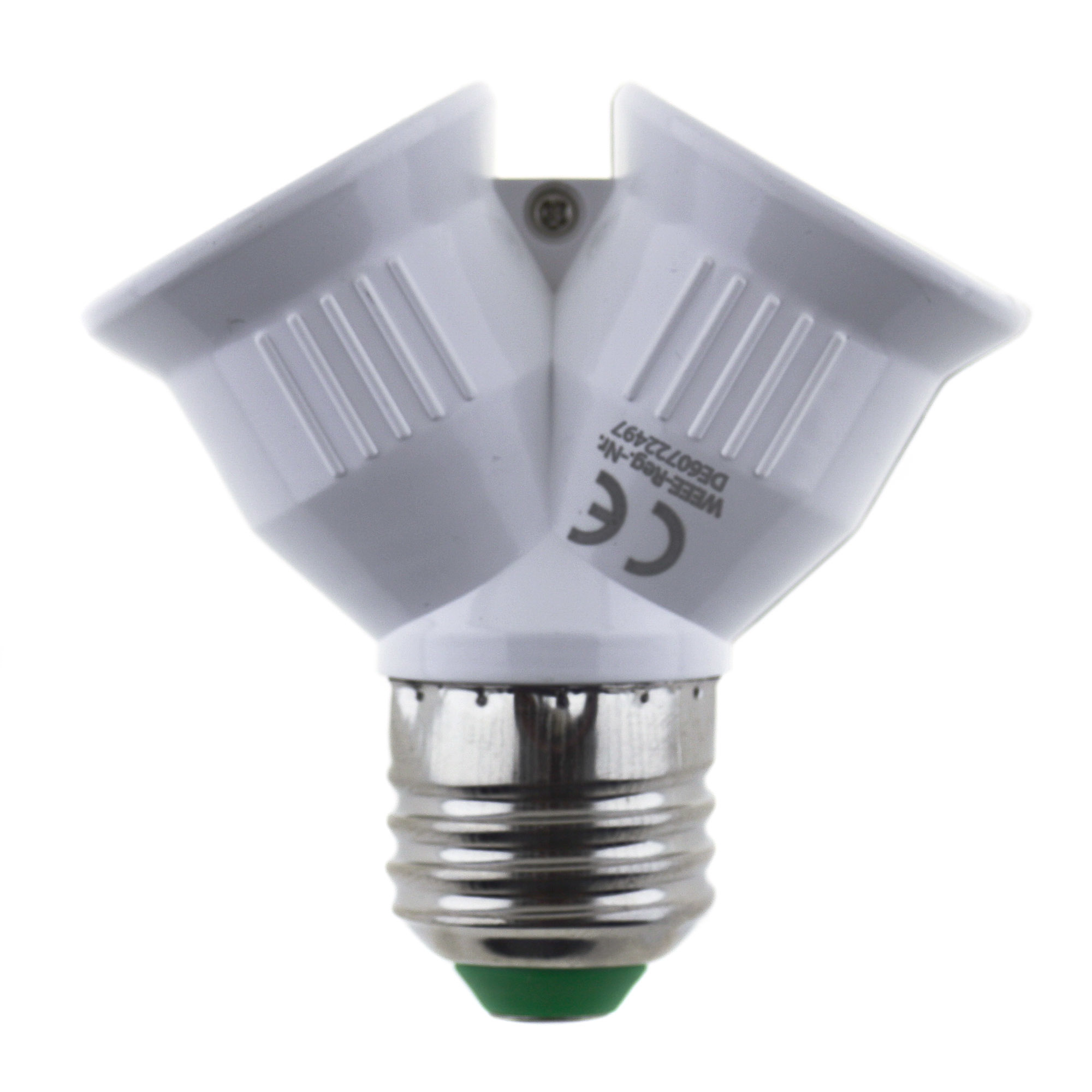 Lampensockel Adapter E27 auf 2 xE27 - 2er Set