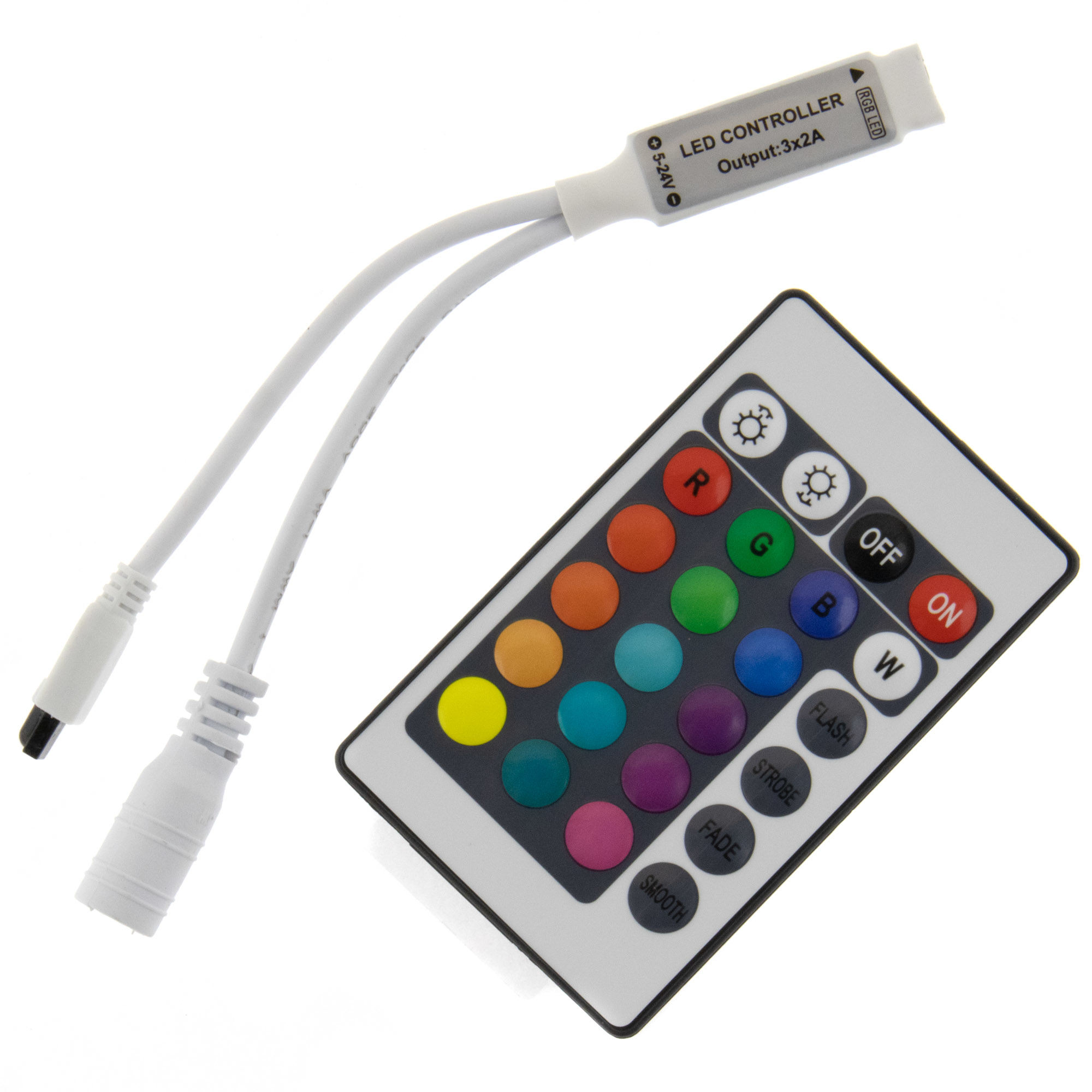 IR RGB Mini Stripe Controller 24 Key