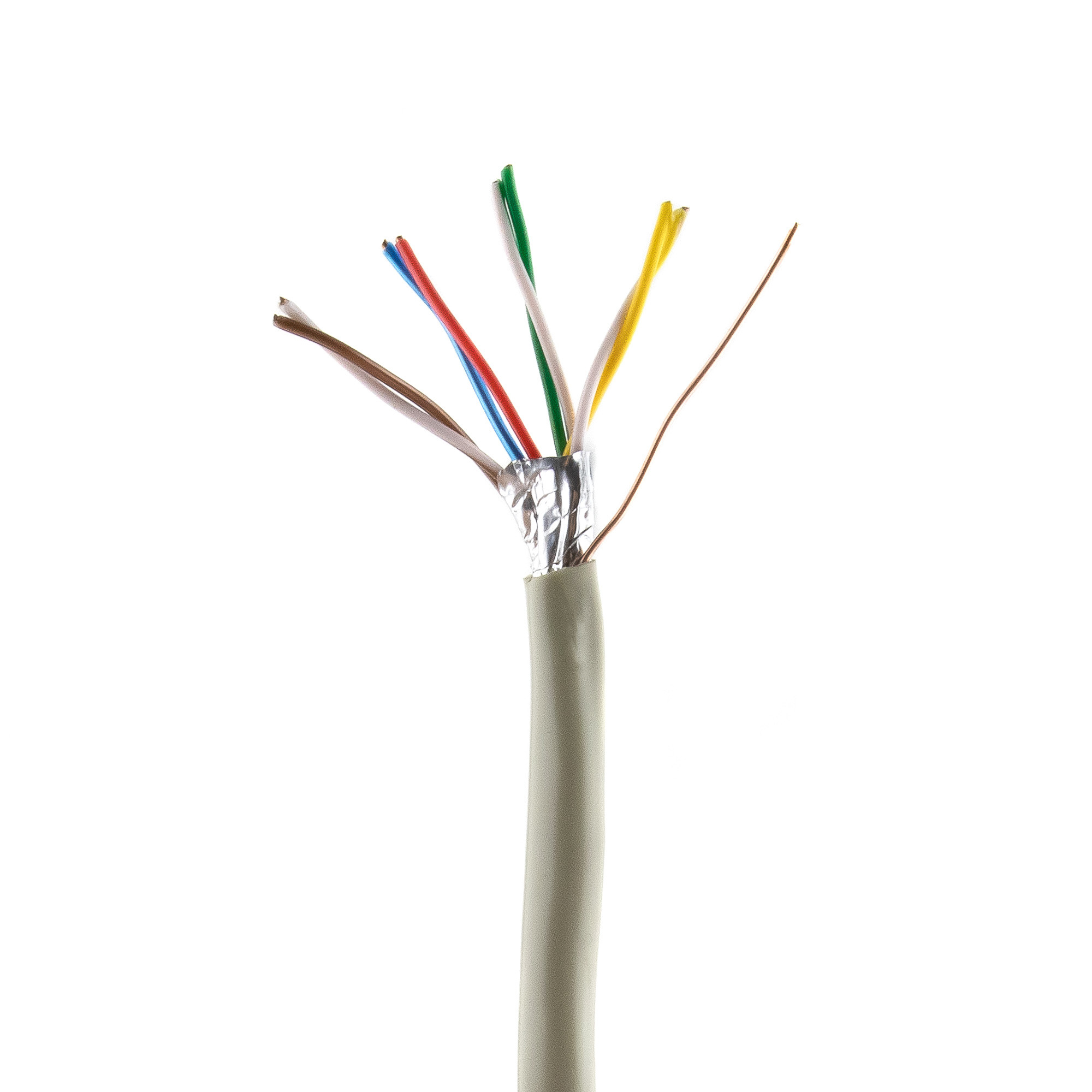 Phone cable 4x2x0,6mm 25m
