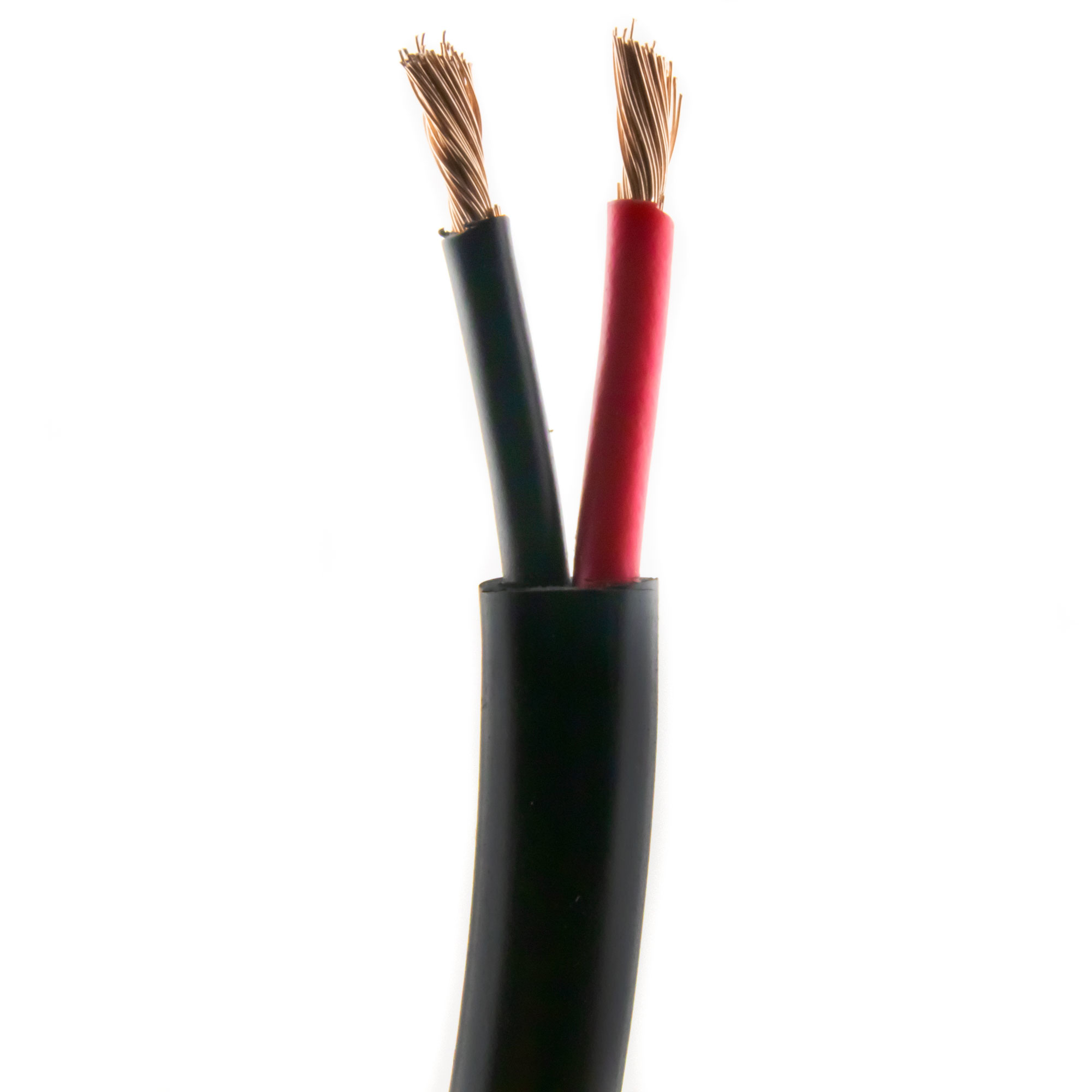 Loudspeaker cable ROUND 0,75mm, CCA, 100M, black