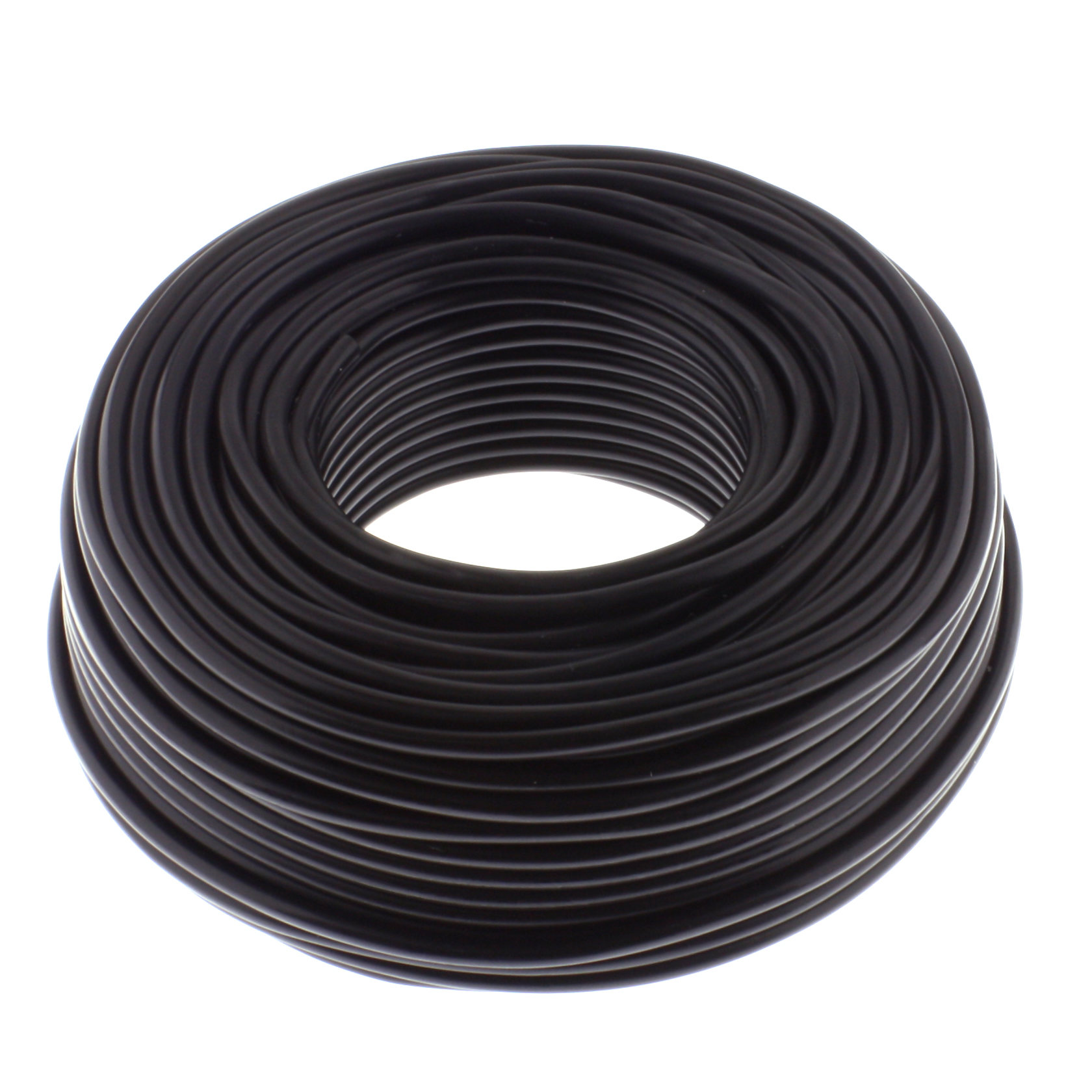 Loudspeaker cable ROUND 0,75mm, CCA, 50M, black