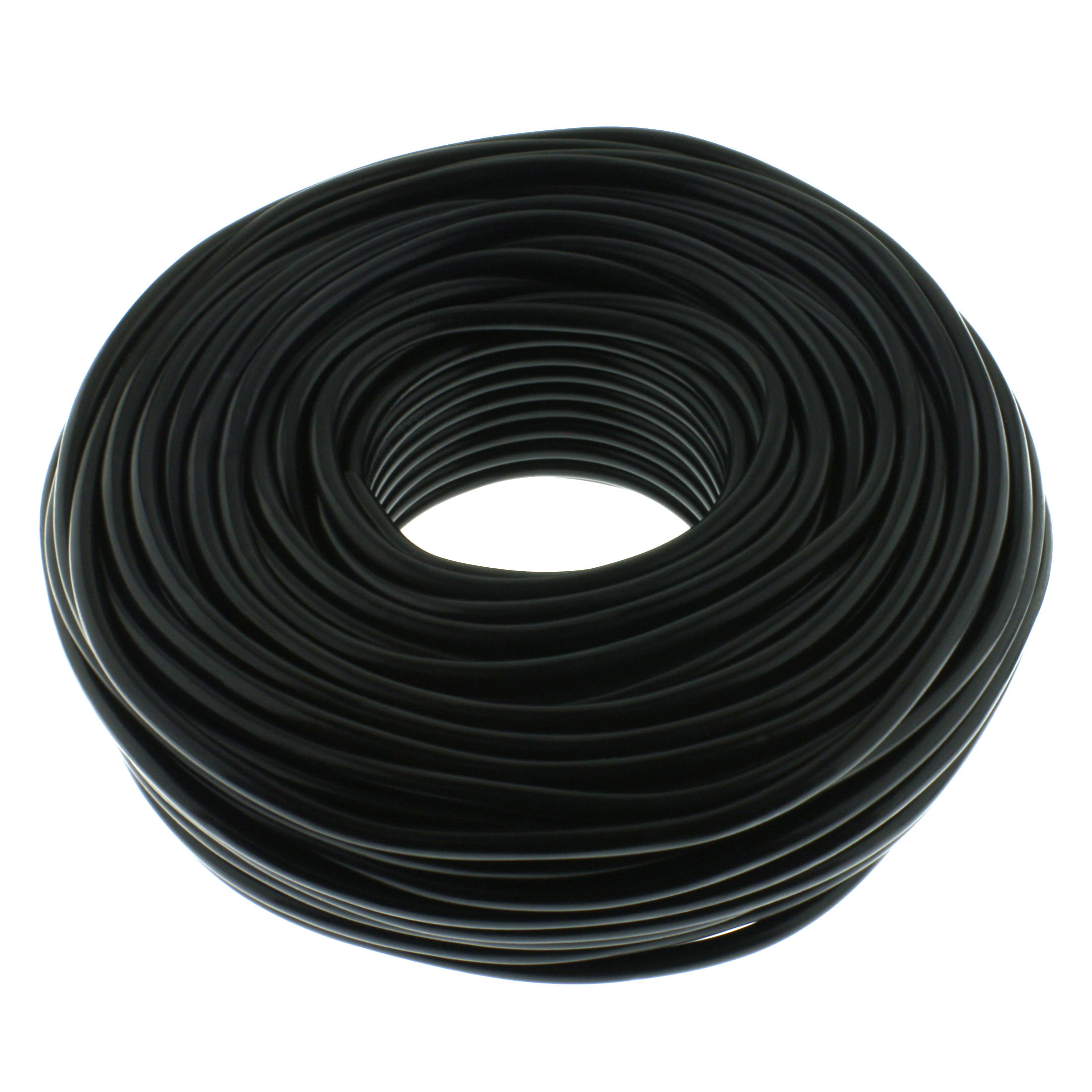 Loudspeaker cable ROUND 1,50mm, CCA, 50M, black