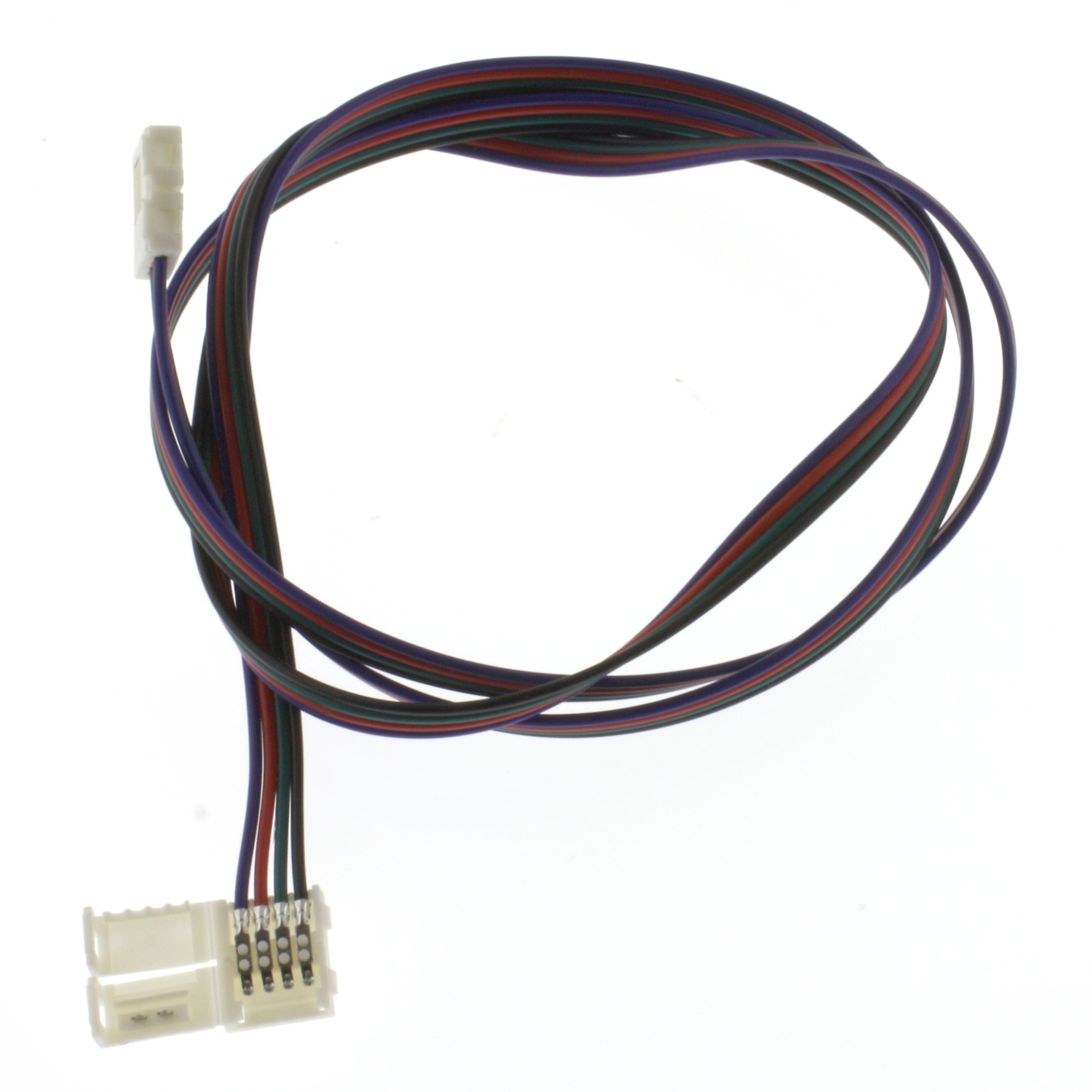 RGB 10mm - clip connector 100cm