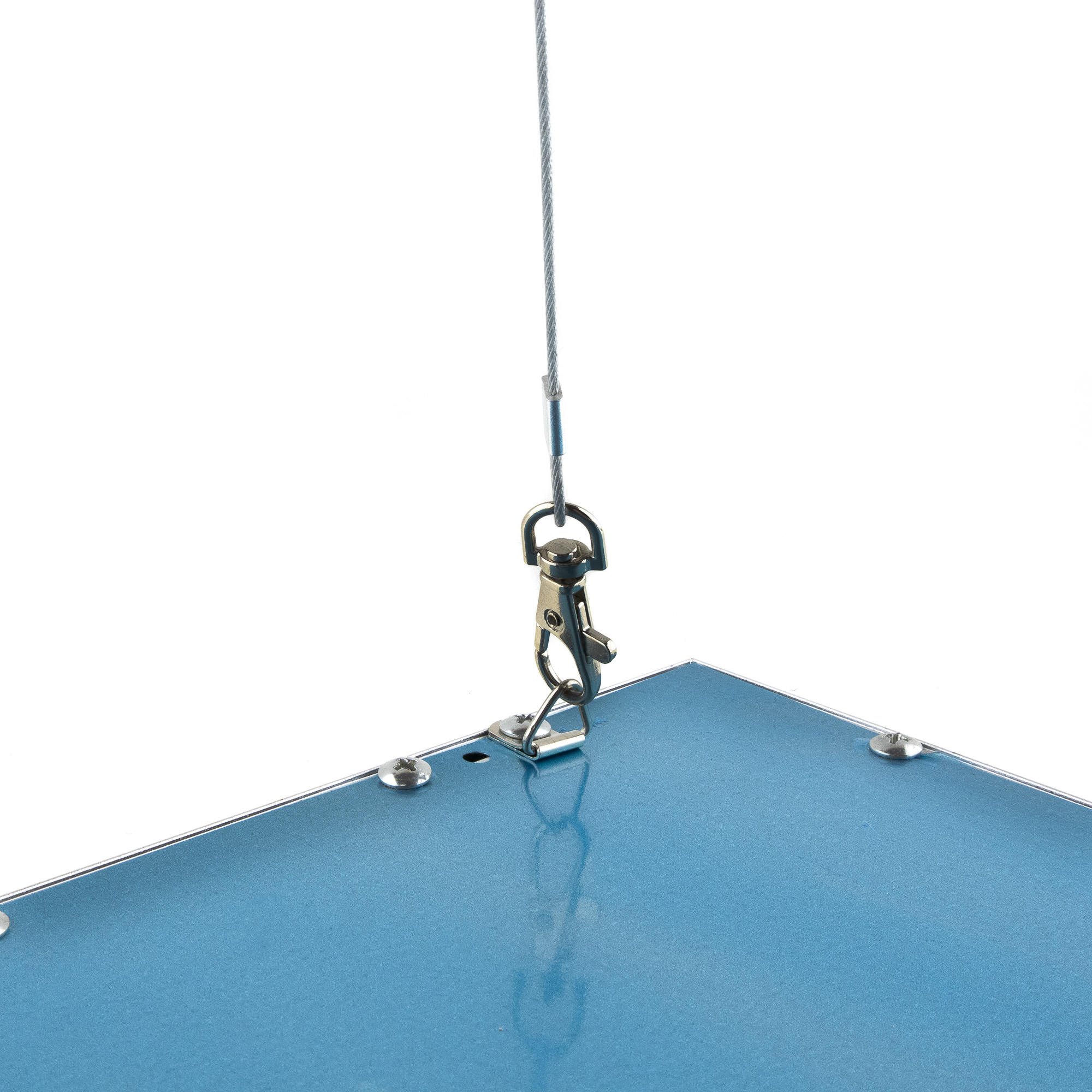 Ceiling suspension set for led panels