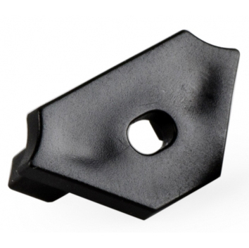 Endkappe für LED-Eck-Profile schwarz