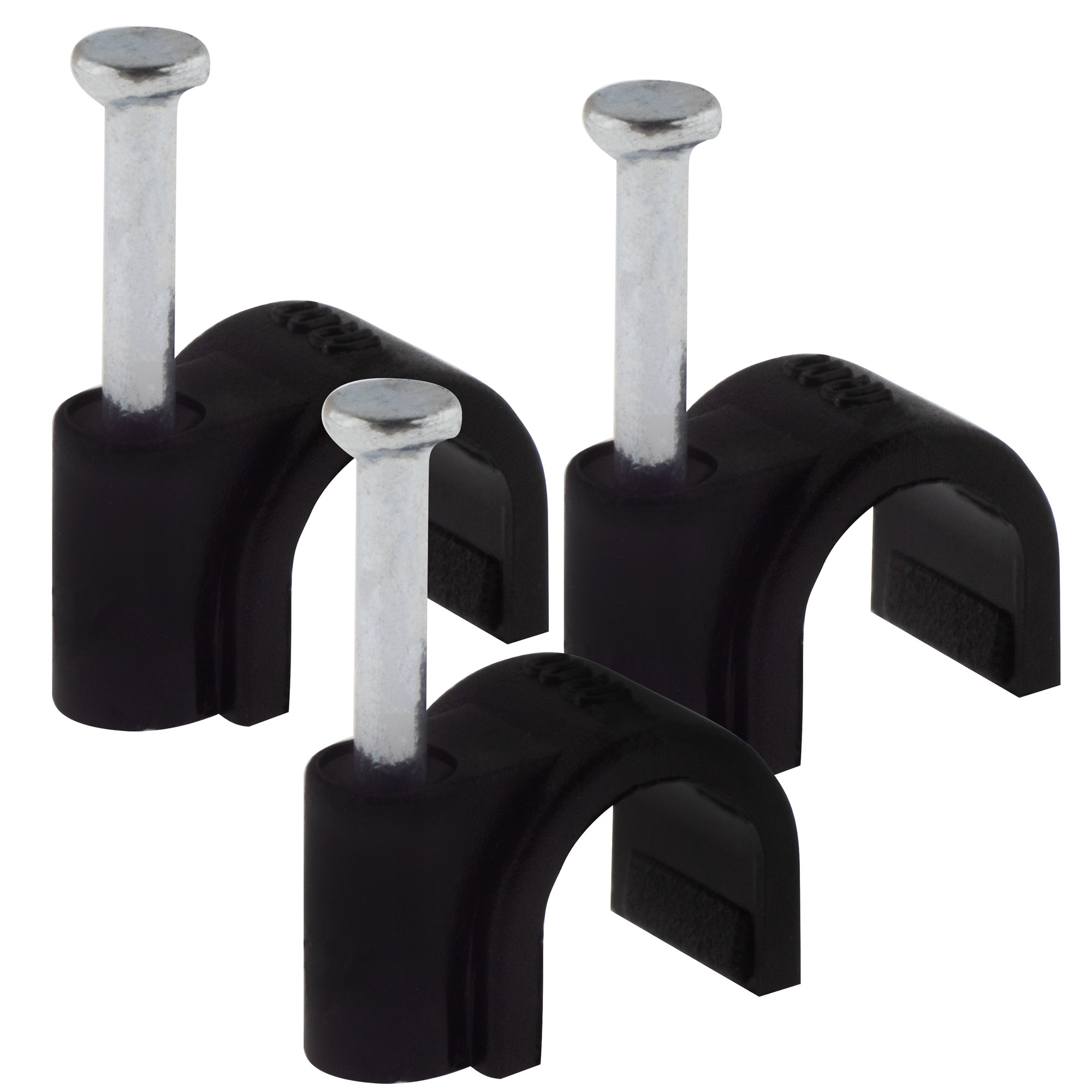 Cable Clips - No. R-7MM -black x100