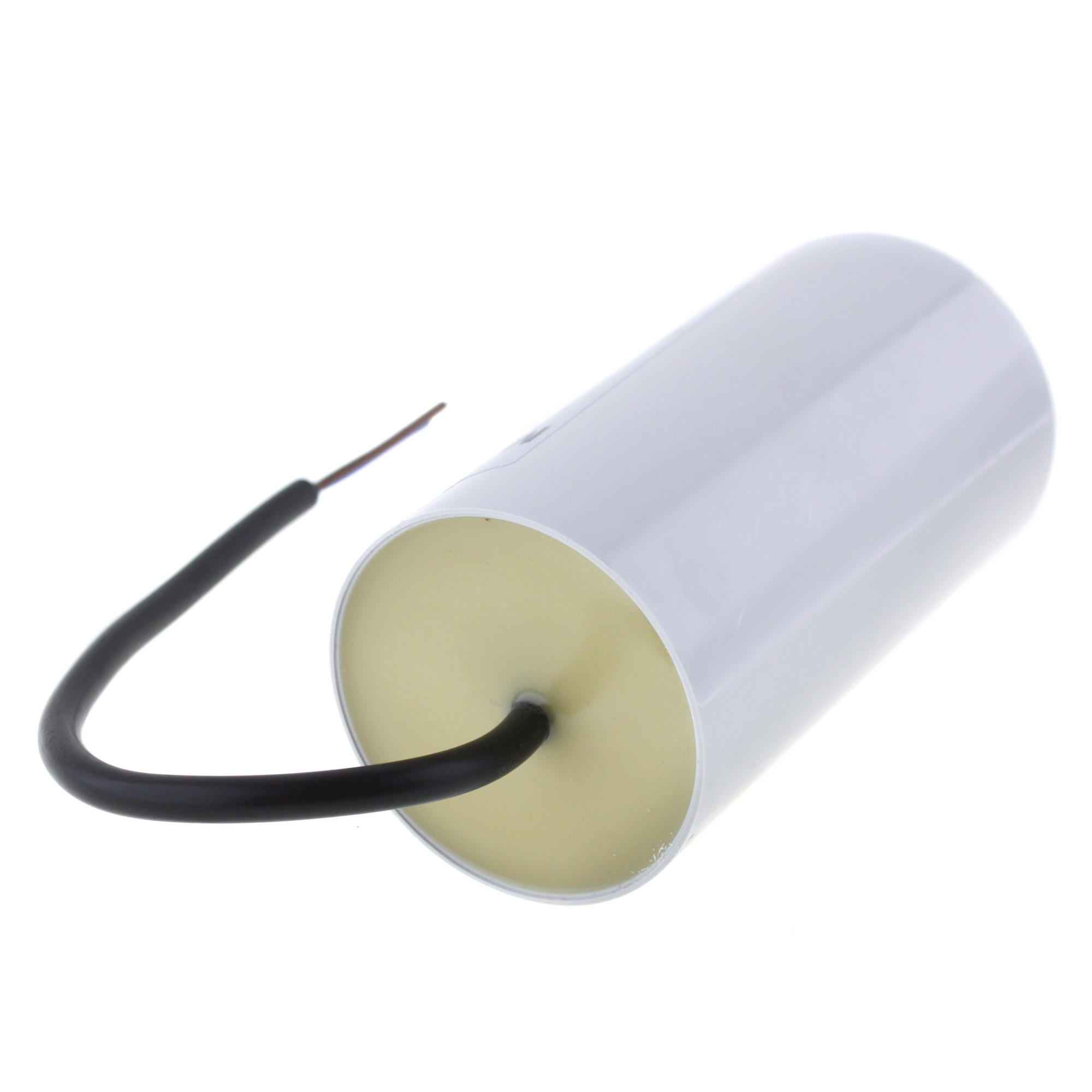 Motor Capacitor 120uF-400V, 60x119mm, cable connection