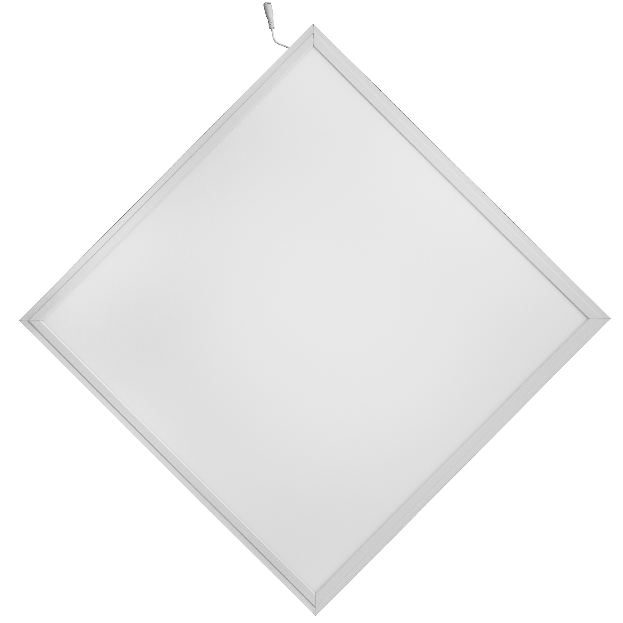 LED-Panel 62x62 45W, pure white, white 2 pcs.