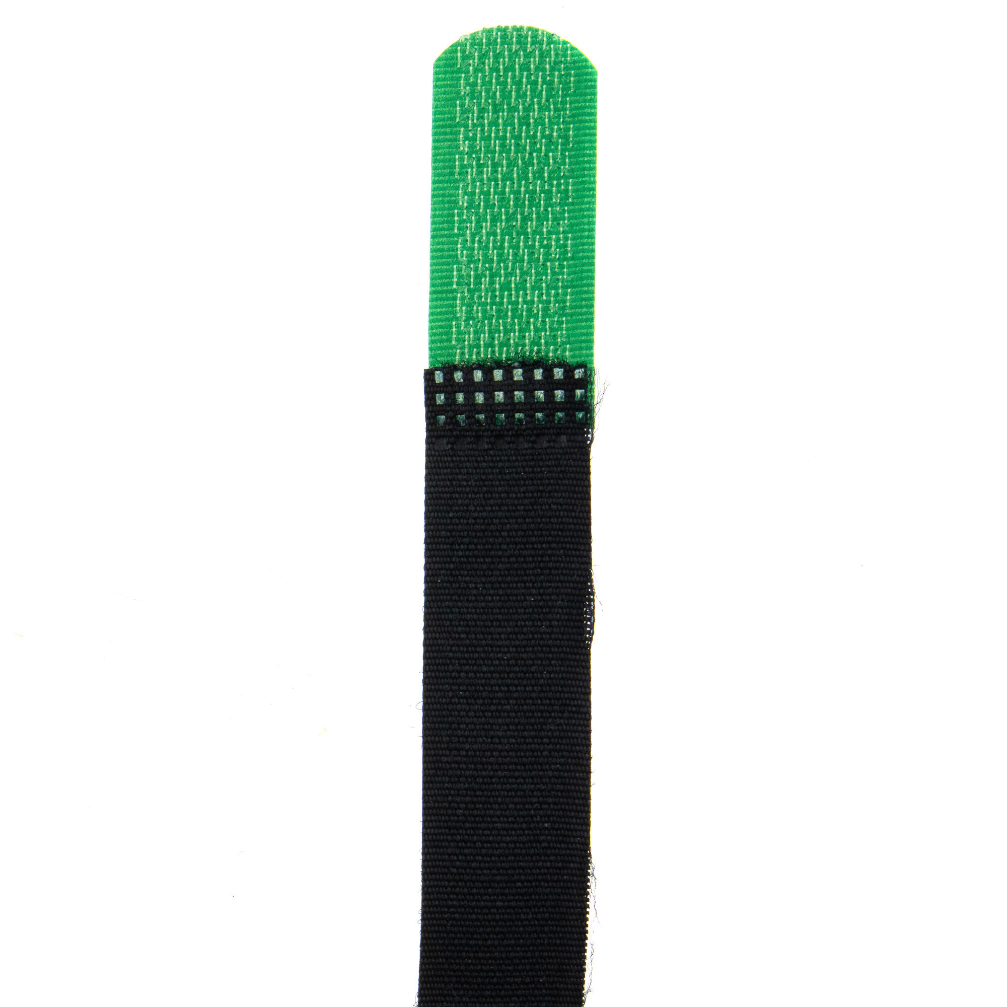Hook-and-loop strap 150x16, black/green, crossed, 10PCS