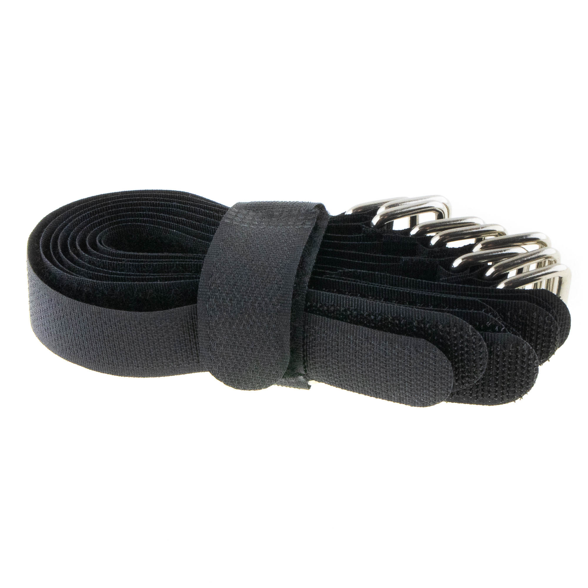 Hook-and-loop strap 200x20, black, 10PCS