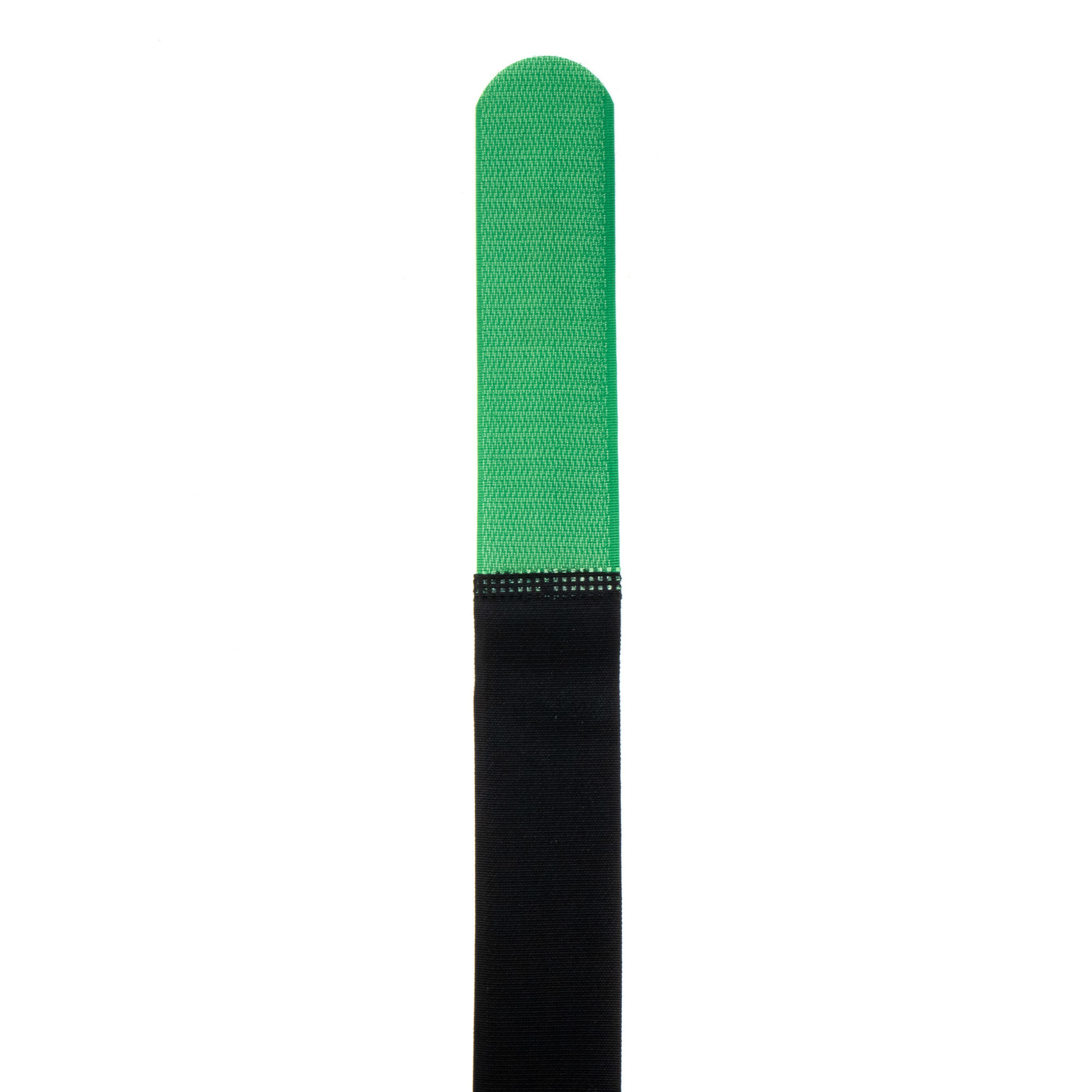 Klettbinder 800x38, schwarz/grün, gekreuzt, 10Stk