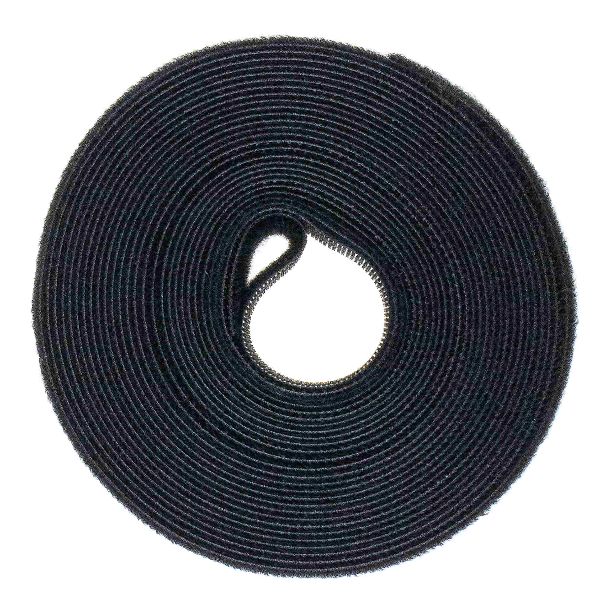 Klettband schwarz, 20mm, 5 Meter