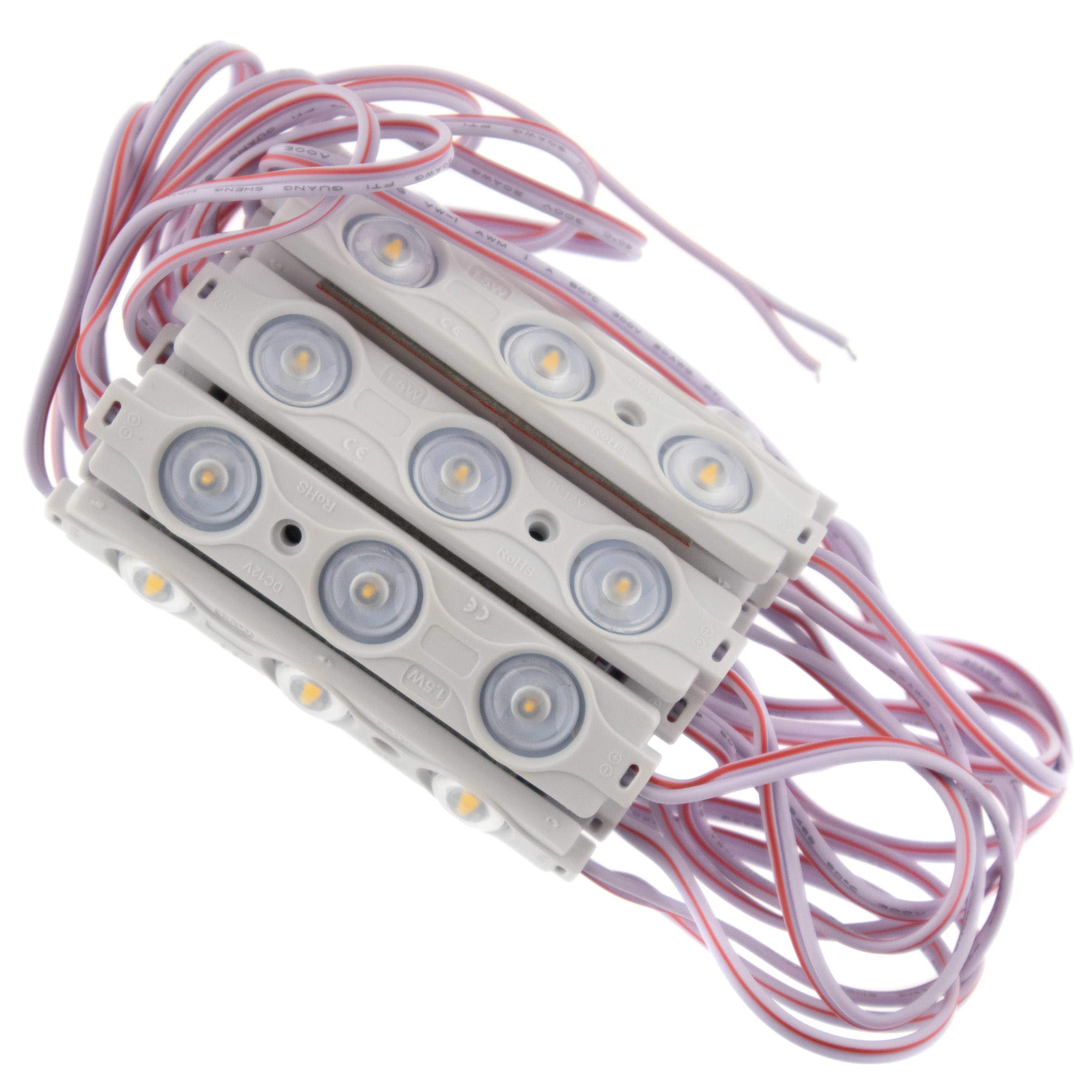 LED Modul Chain 12V 6500K (3 LEDs) - 20PCS