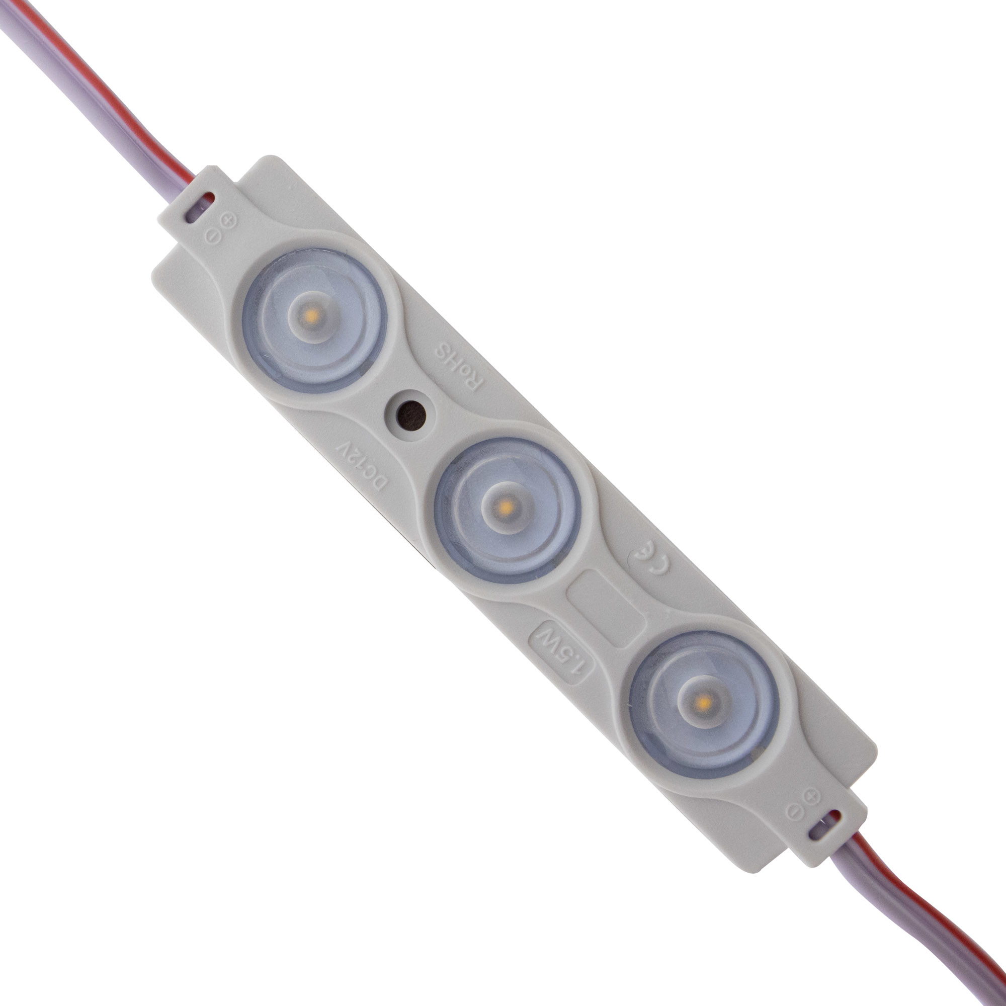 LED Modul Chain 12V 6500K (3 LEDs) - 20PCS