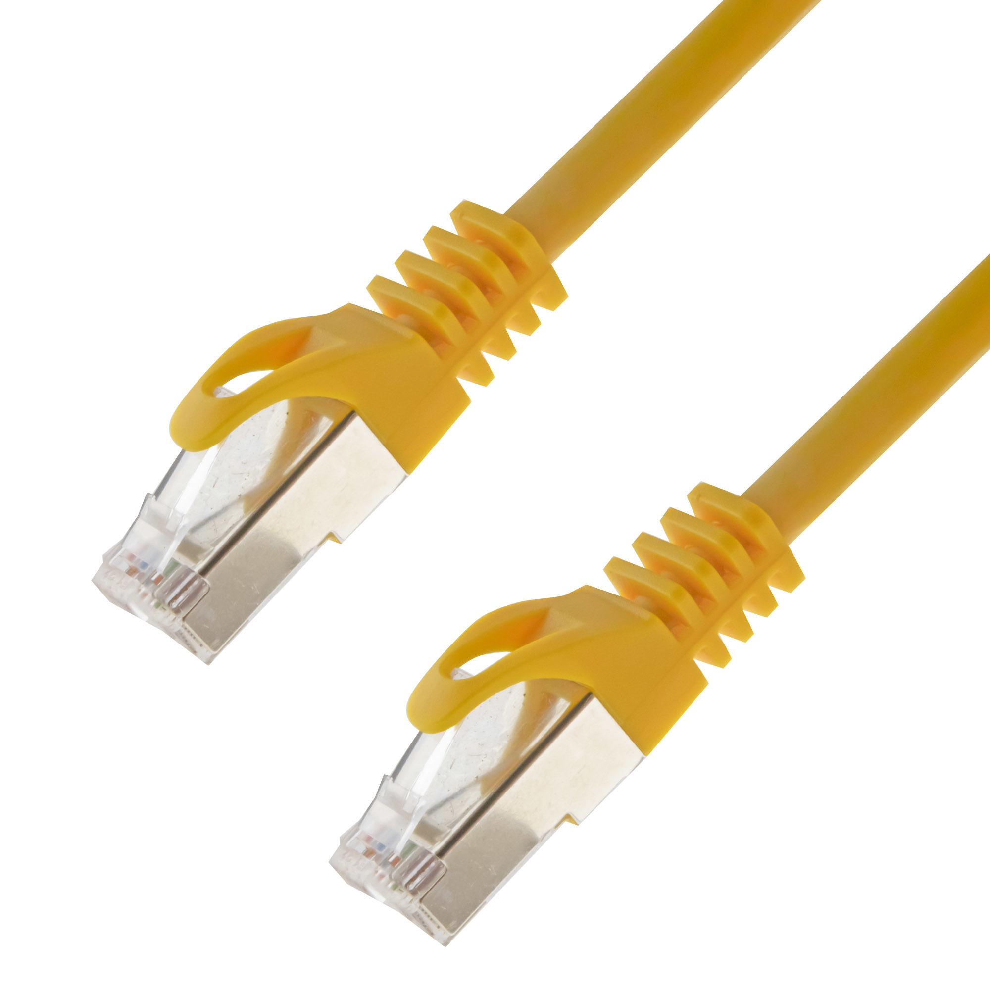 Network cable Cat. 7 S/FTP PIMF 0.25 meter yellow