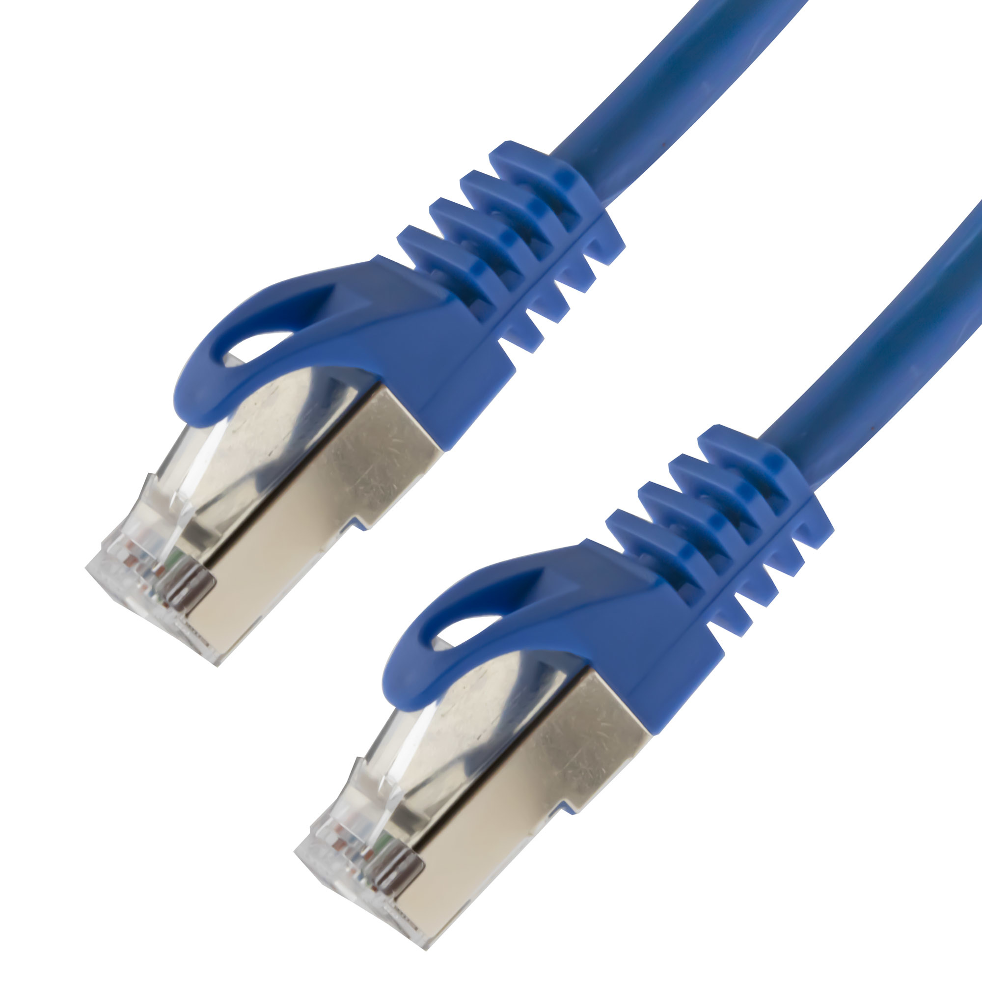 Network cable Cat. 7 S/FTP PIMF 0.25 meter blue