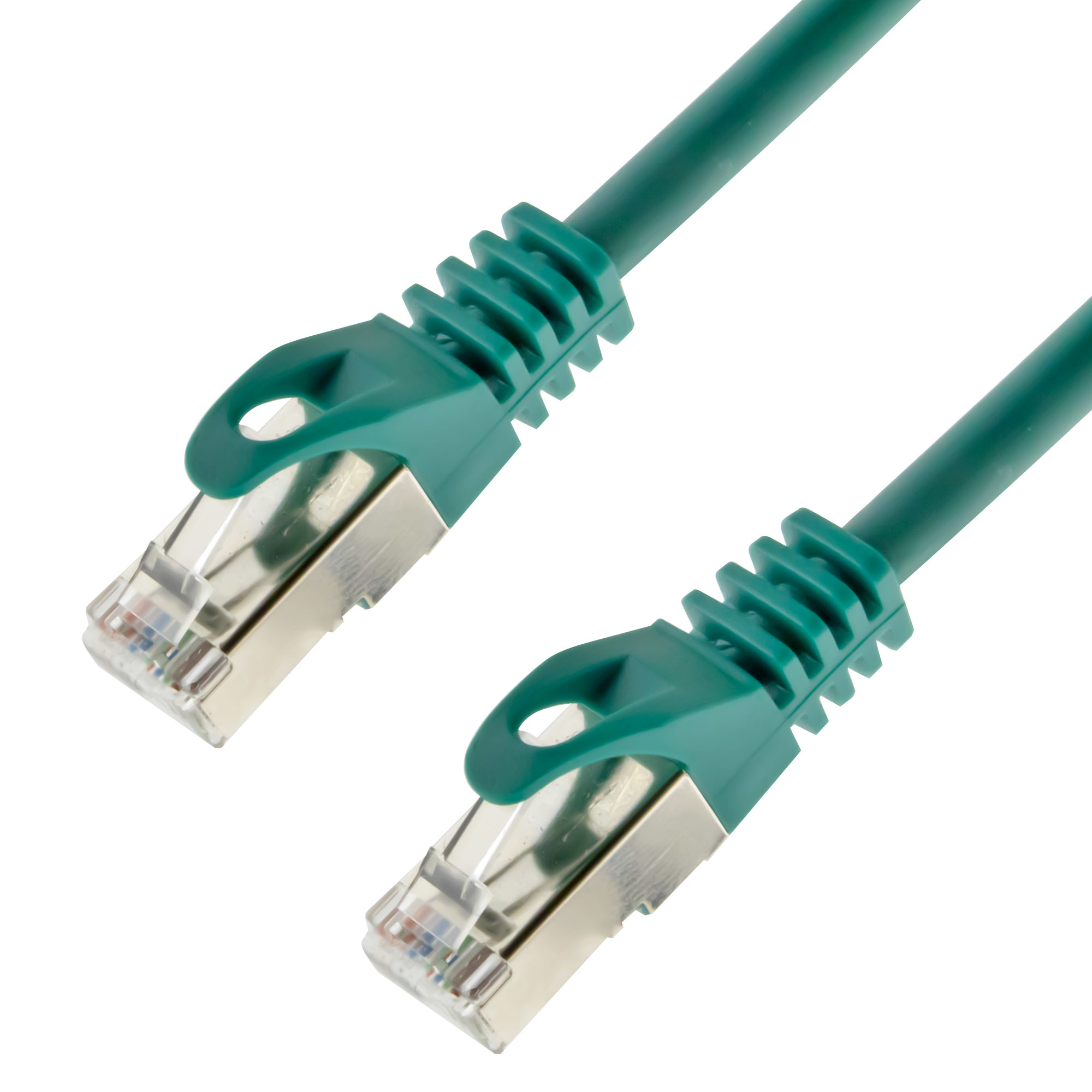 Network cable Cat. 7 S/FTP PIMF 1.00 meter green