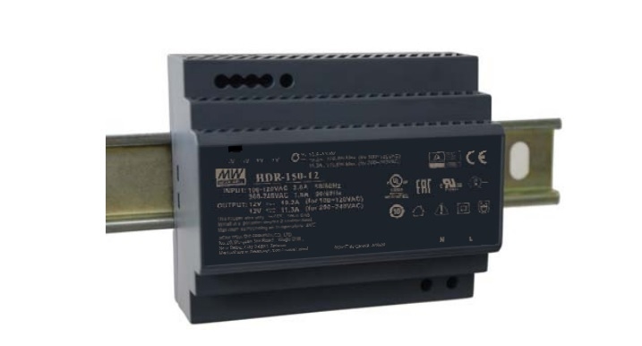 DIN rail power suplly HDR-150-24 6.25A 24V 150W
