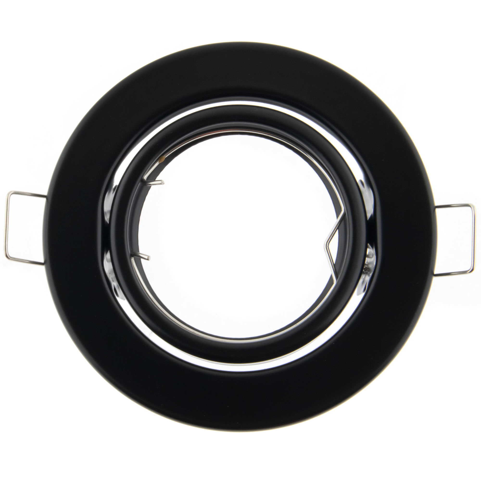 Round Frame for GU10 / MR16 spotlights, black